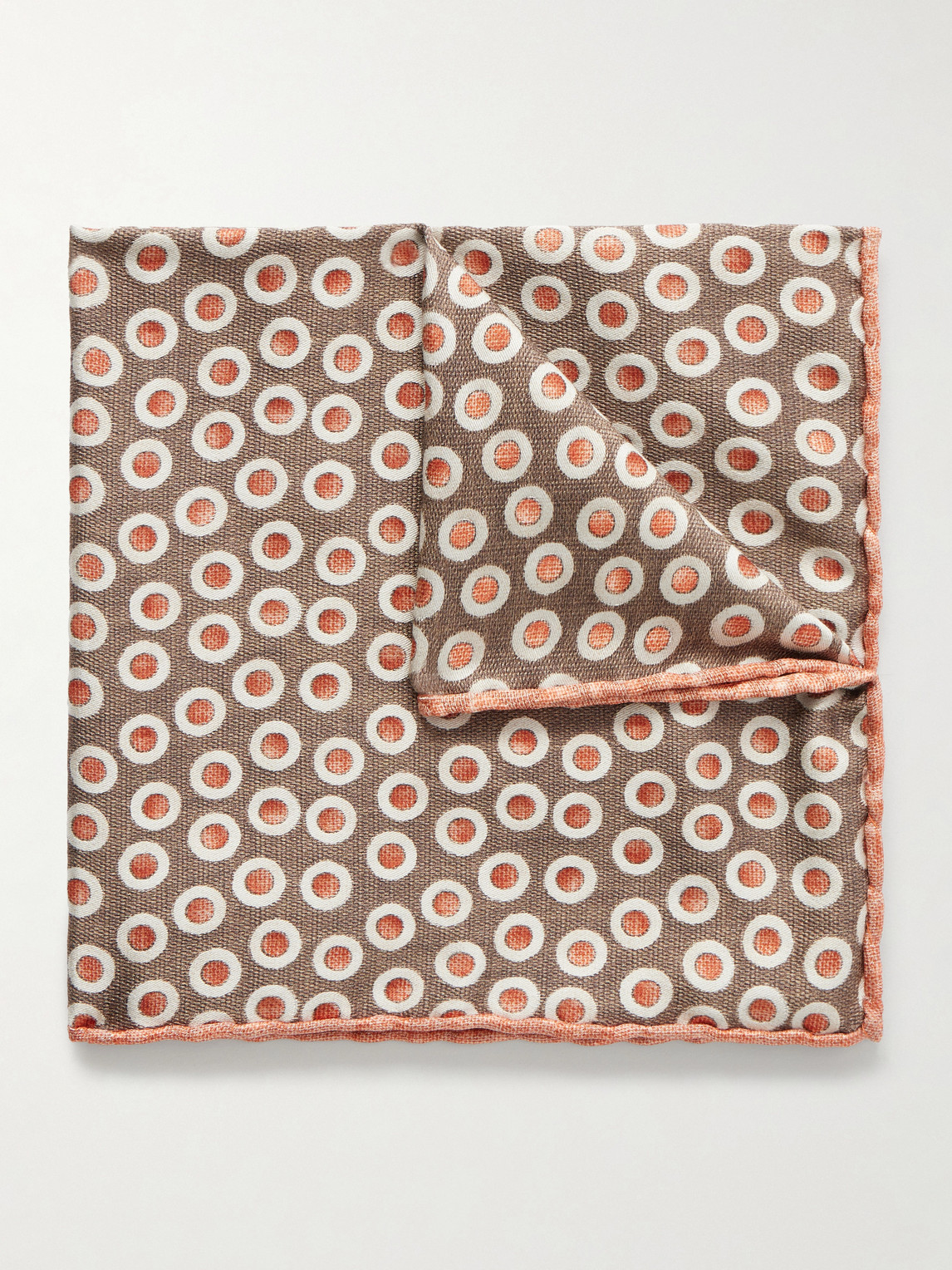 Brunello Cucinelli Polka-Dot Silk Pocket - Men