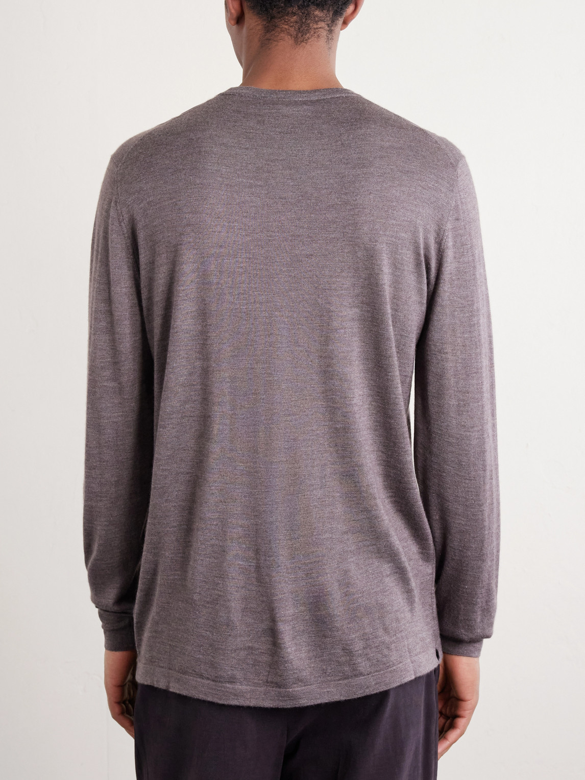 Thom Sweeney - Crewneck Sweater - Men - Brown - S 