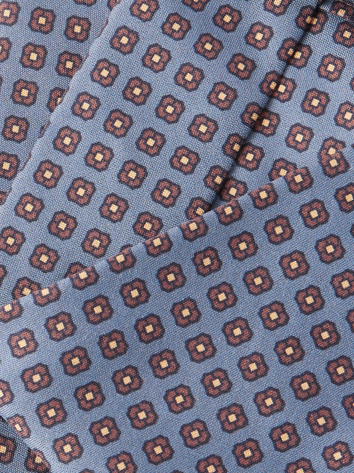  Thom Sweeney - 9cm Printed Silk Tie - Men - Blue 