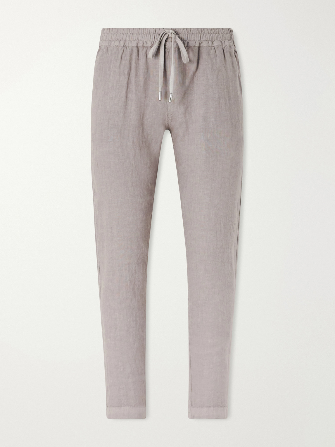 Thom Sweeney Straight-Leg Linen Drawstring Trousers IT 56