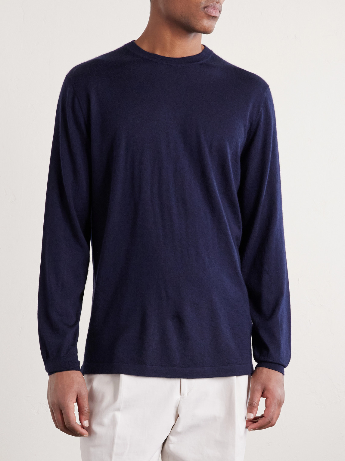 Cashmere And Silk-Blend Sweater