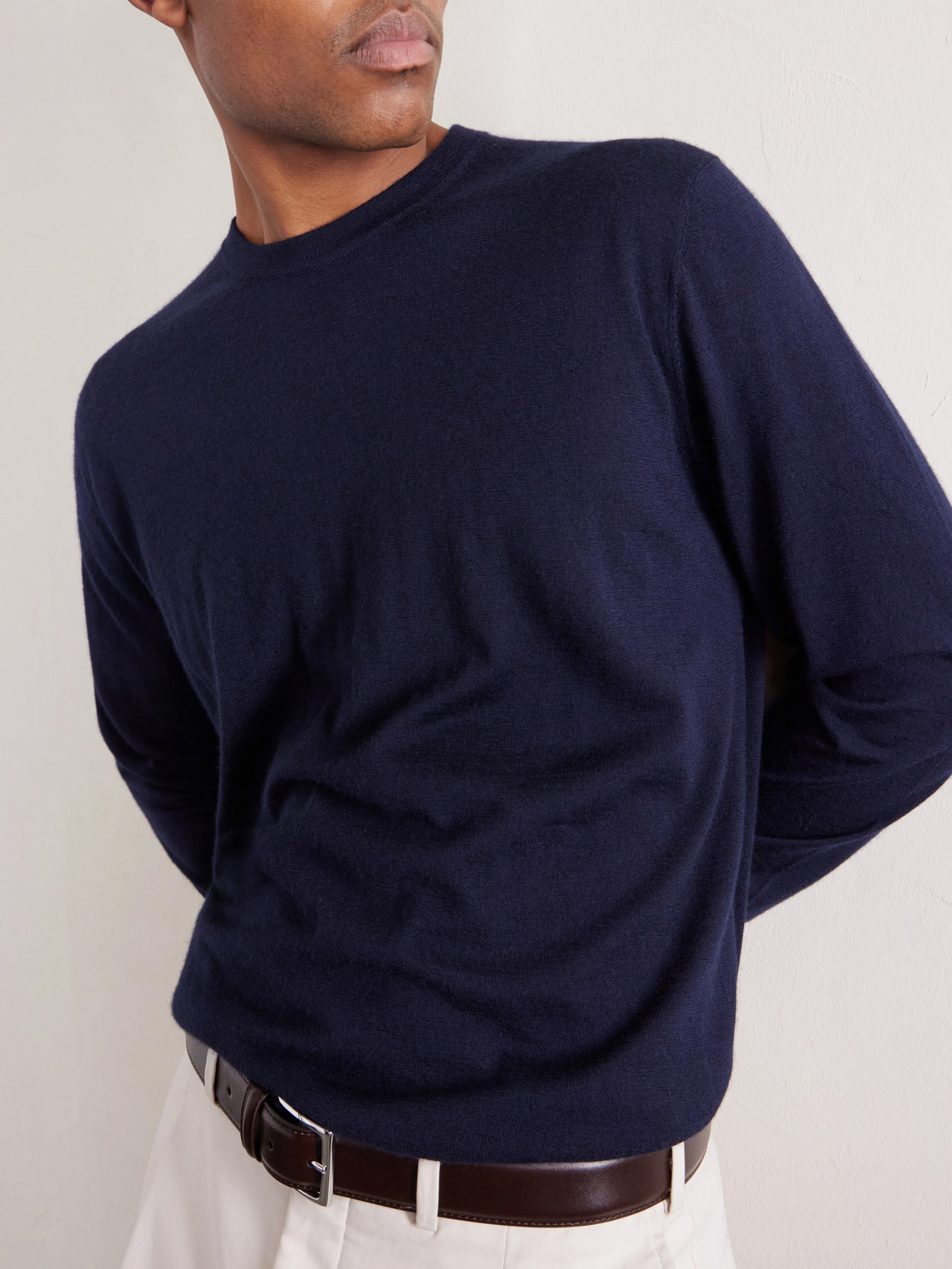 Cashmere And Silk-Blend Sweater