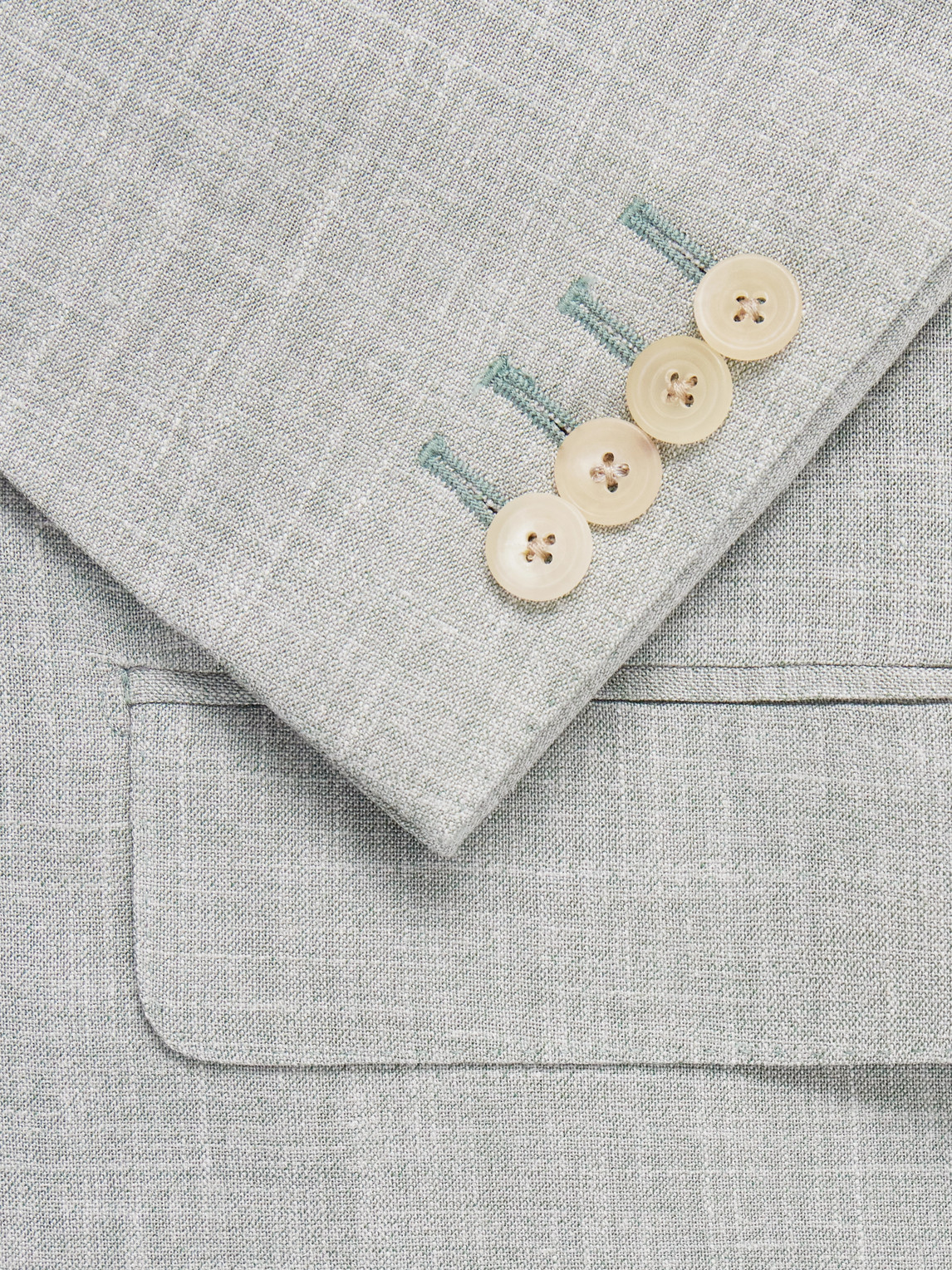 Wool, Silk And Linen-Blend Blazer