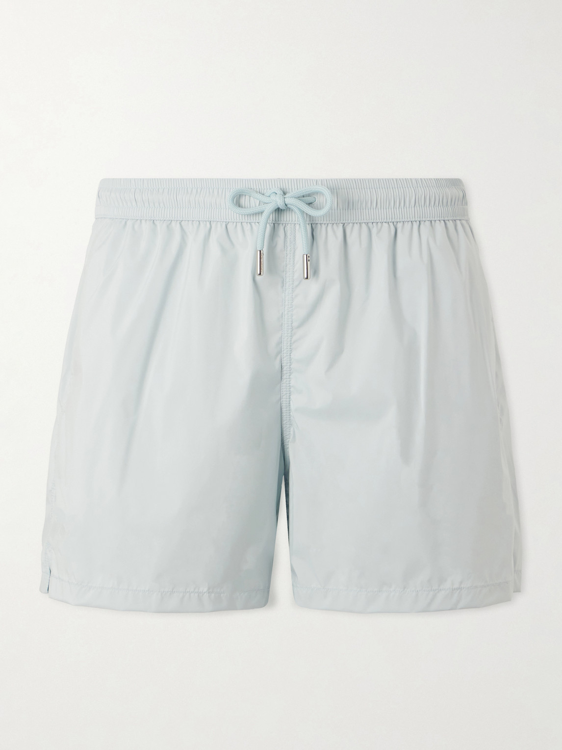 Thom Sweeney Straight-leg Mid-length Swim Shorts In Blue