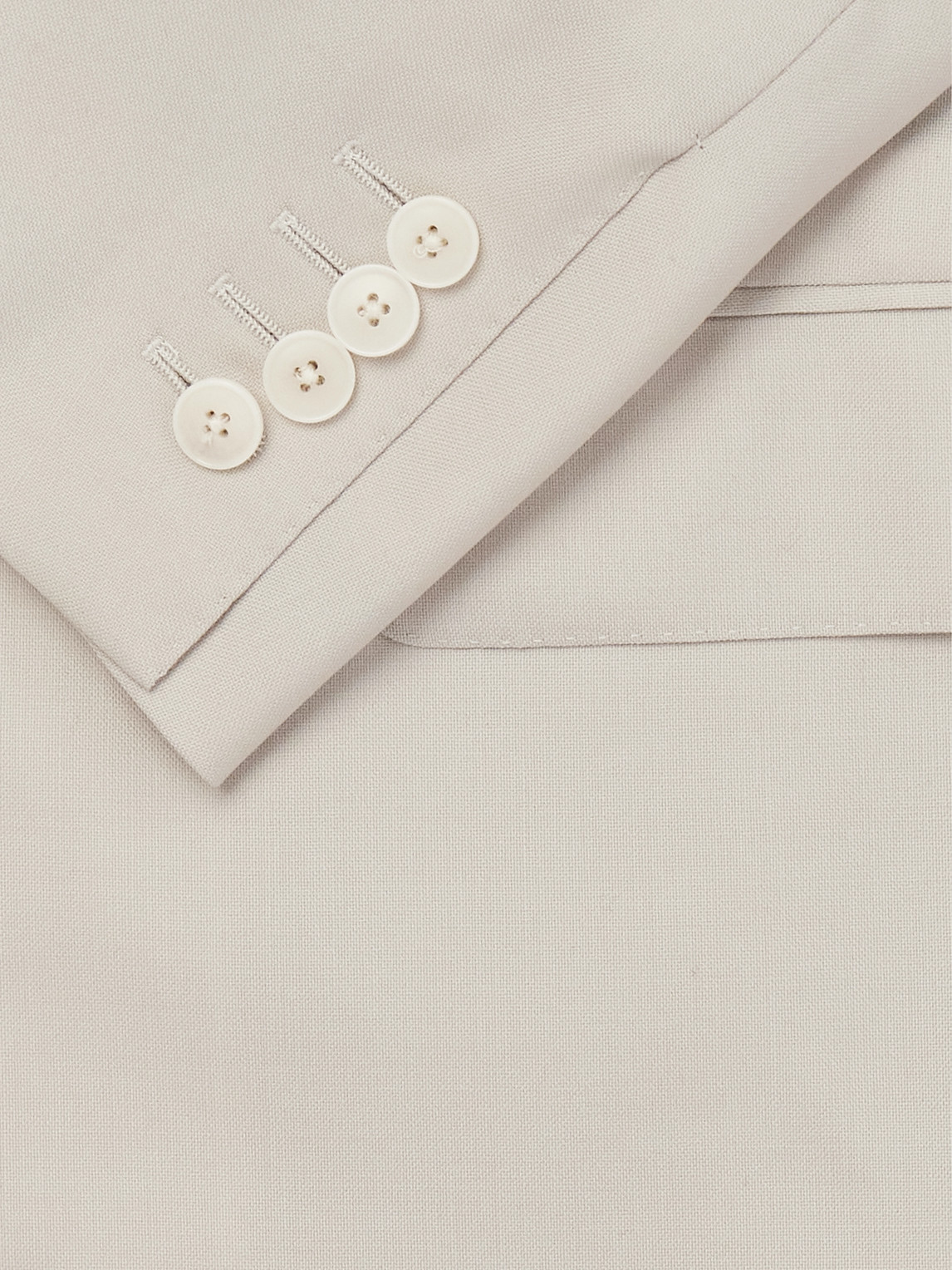 Thom Sweeney Wool Suit In Neutral