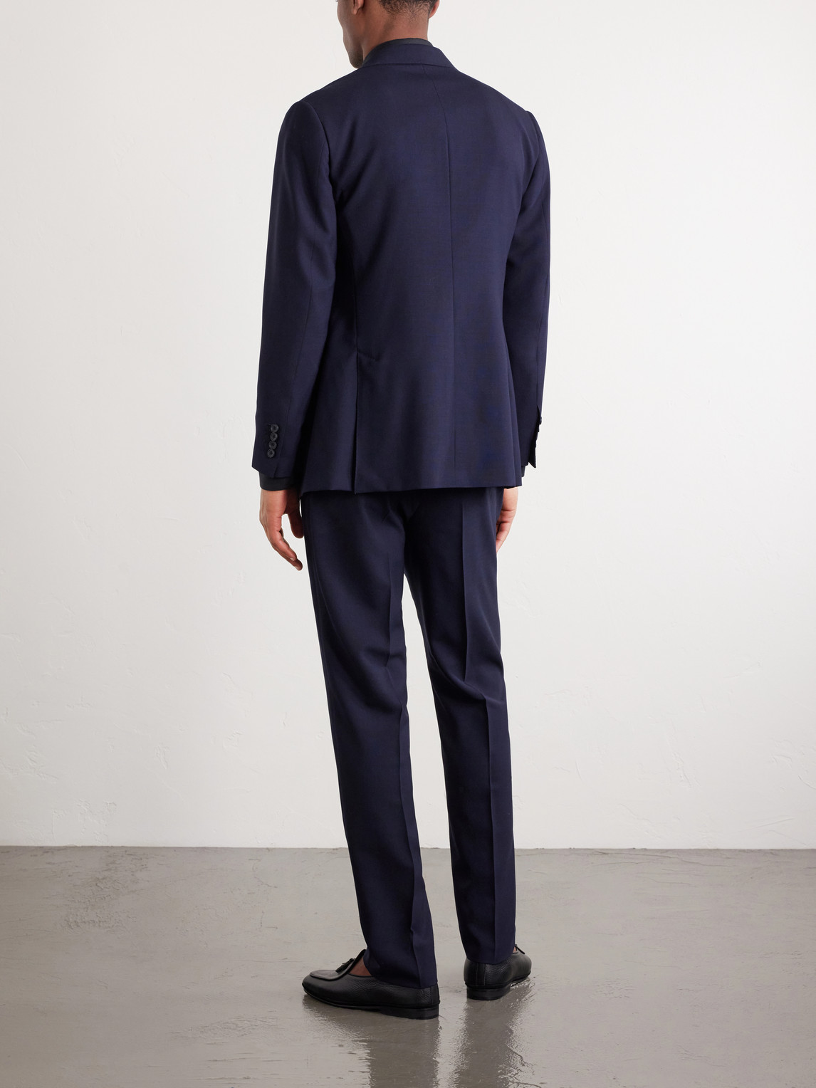 Thom Sweeney Wool Suit In Blue