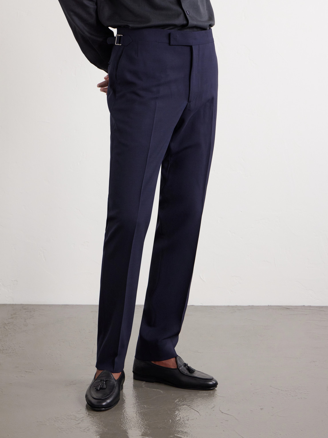Thom Sweeney Wool Suit In Blue