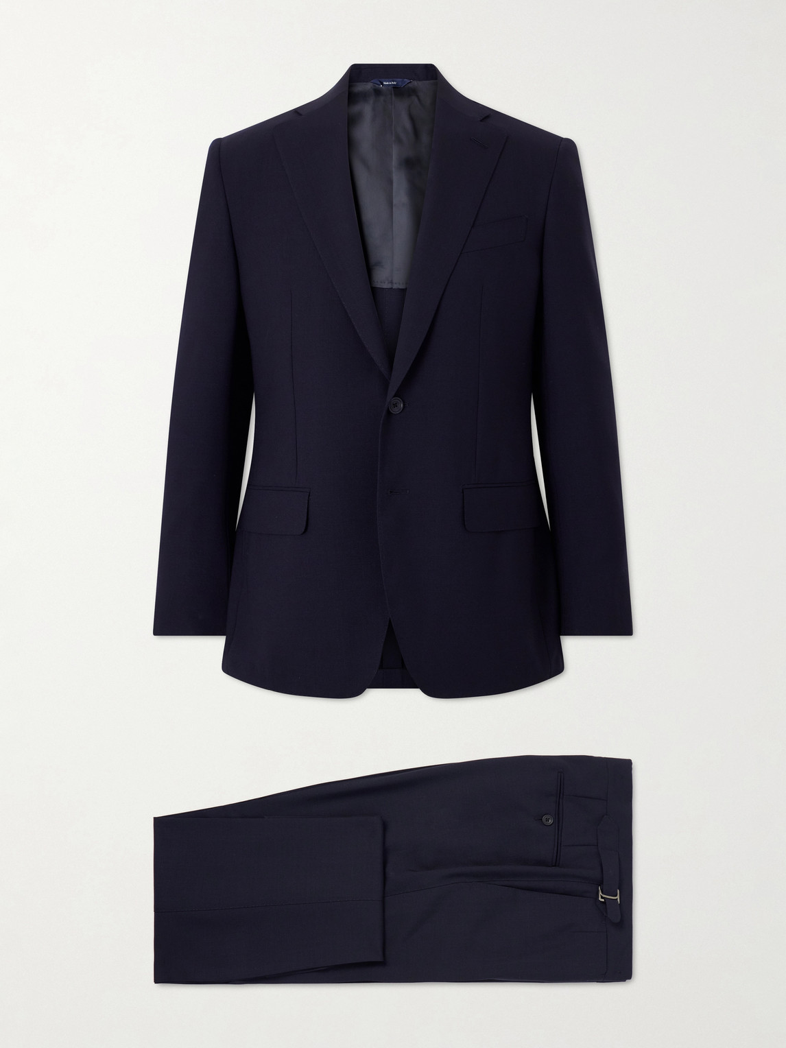 Thom Sweeney Wool Suit In Blue