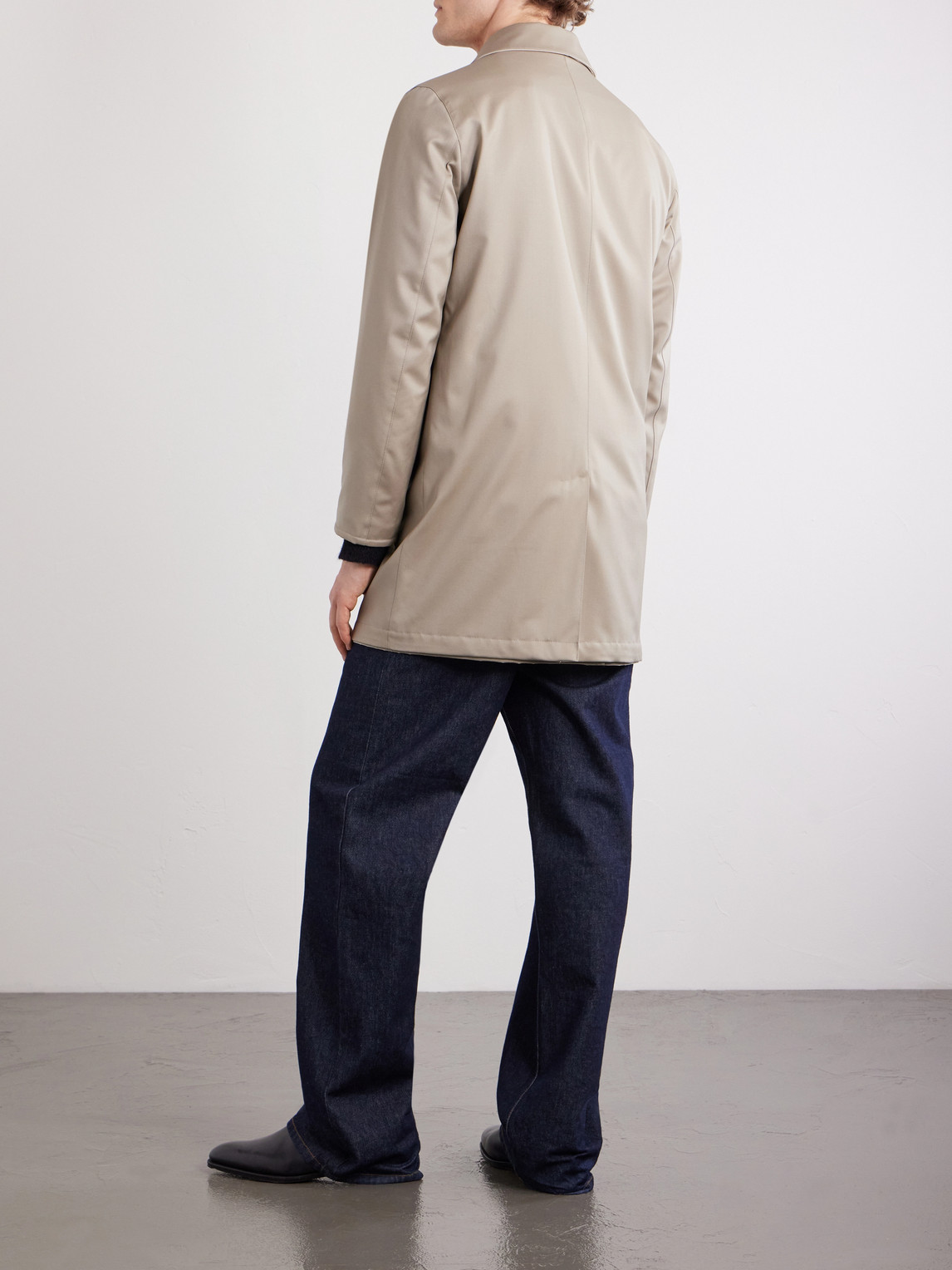  Thom Sweeney - Reversible Wool-twill Coat - Men - Neutrals - It 48 