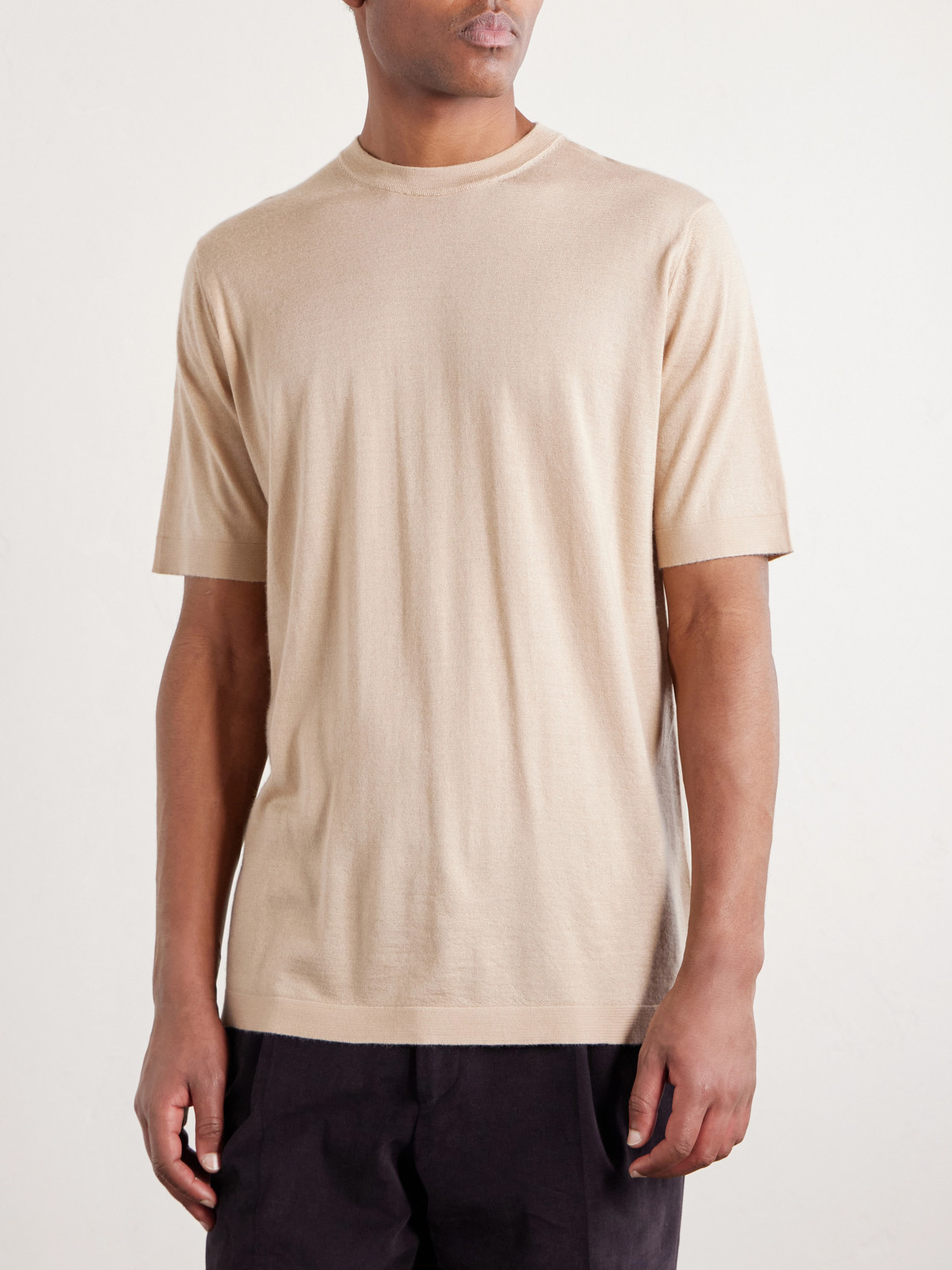 Cashmere And Silk-Blend T-Shirt