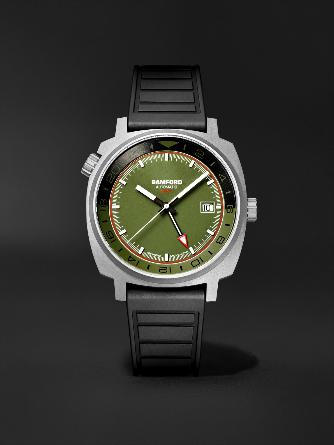 GMT Commando Limited Edition Automatic 40mm Titanium and Rubber Watch, Ref. No. GMTIAGBL.G1RUBL