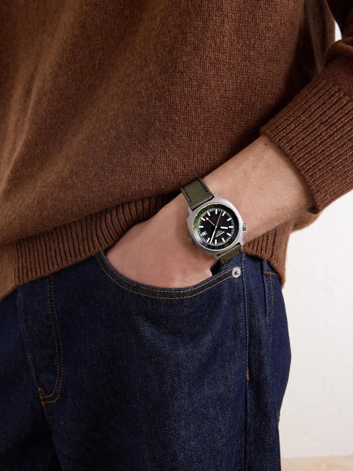 GMT Commando Limited Edition Automatic 40mm Titanium and CORDURA® Watch, Ref. No. GMTIBLGN.G1COKH — 2