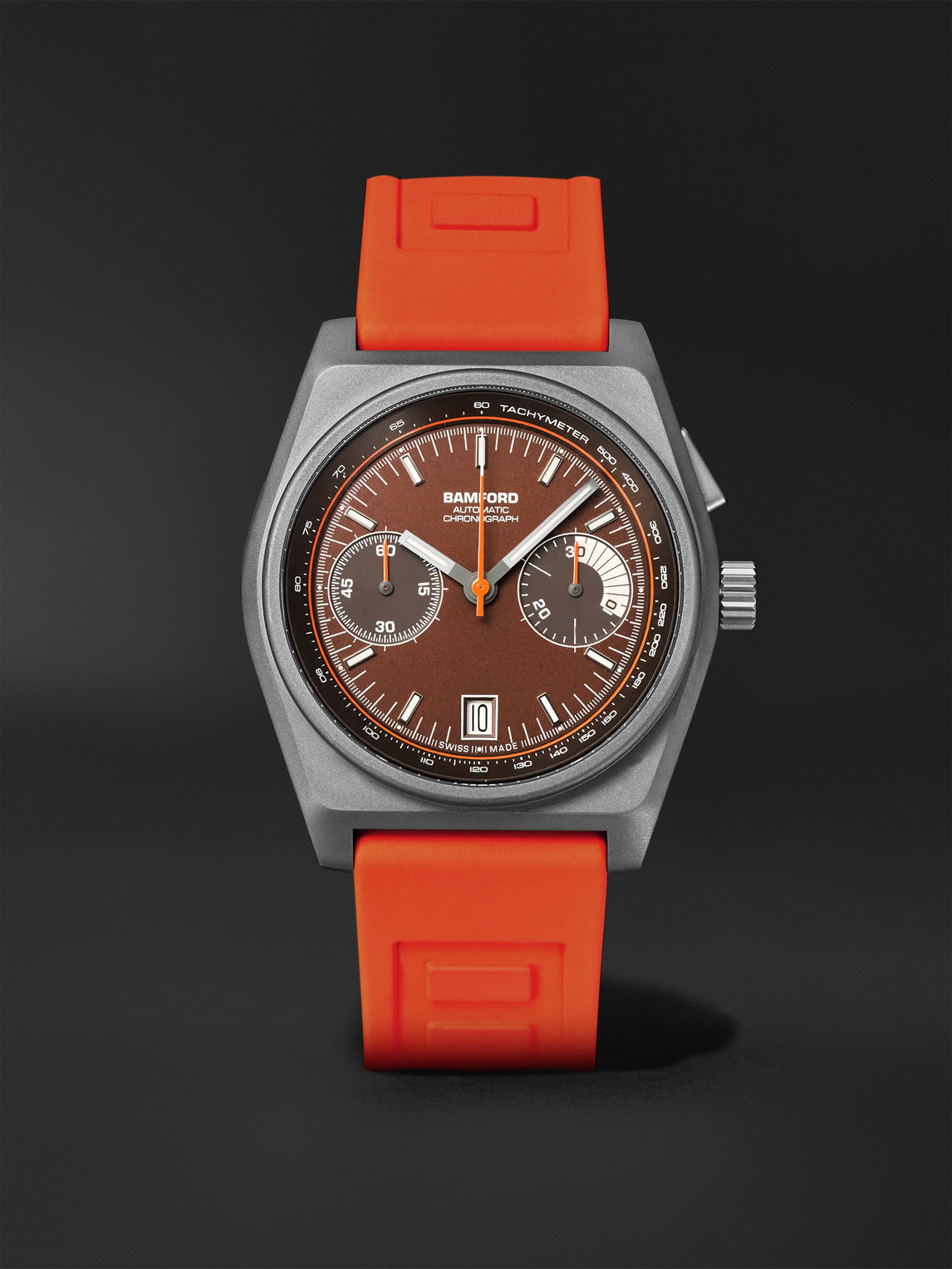 B347 Automatic Chronograph Titanium Watch, Ref. B3TIBRFO.B2RUOR