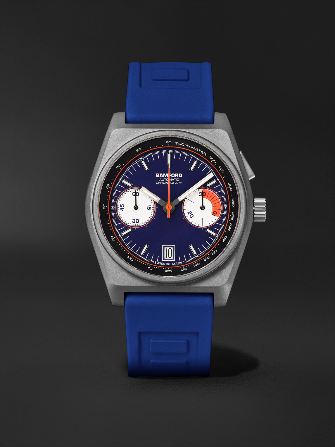 B347 Automatic Chronograph Titanium Watch, Ref. B3TINAFO.B2RUNA