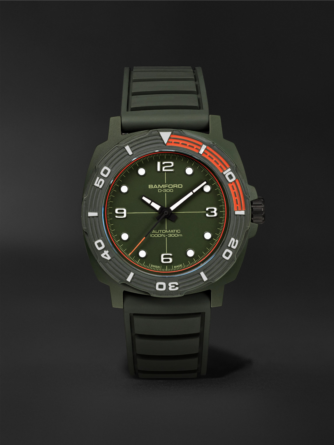 D-300 Automatic Ceramic Watch, Ref. D3CEGROR.D2RUGR