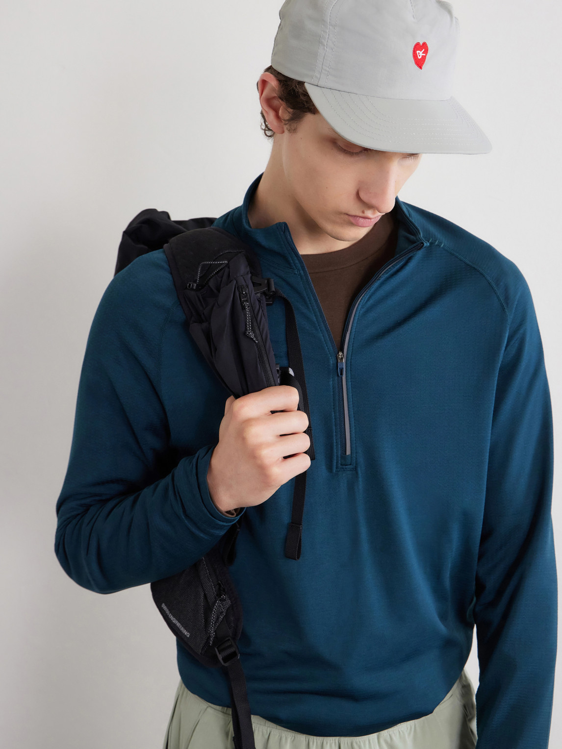 Embroidered Nylon-Taslan Baseball Cap — 2