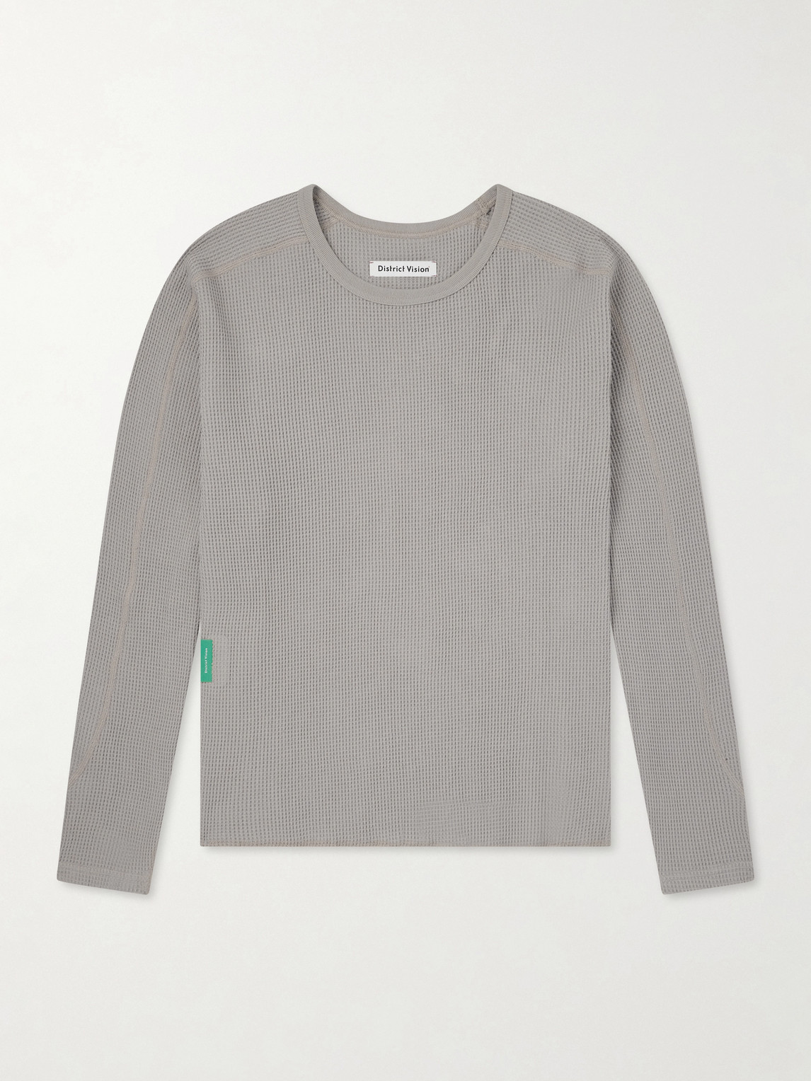 Waffle-Knit Cotton T-Shirt