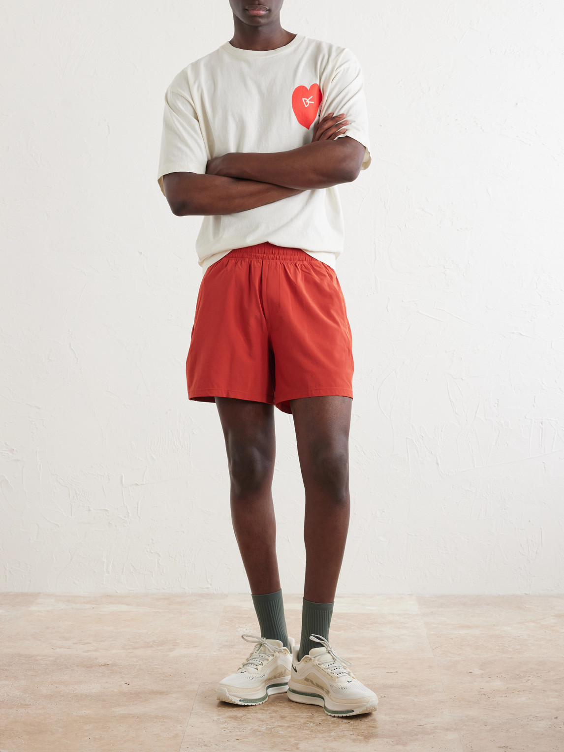 Printed Cotton Running Top — 2