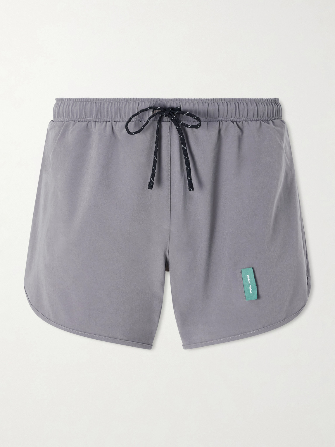 Straight-Leg Logo-Print 5" Stretch-Jersey Running Shorts