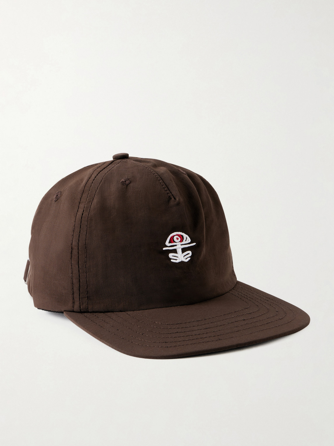 Embroidered Nylon-Taslan Baseball Cap