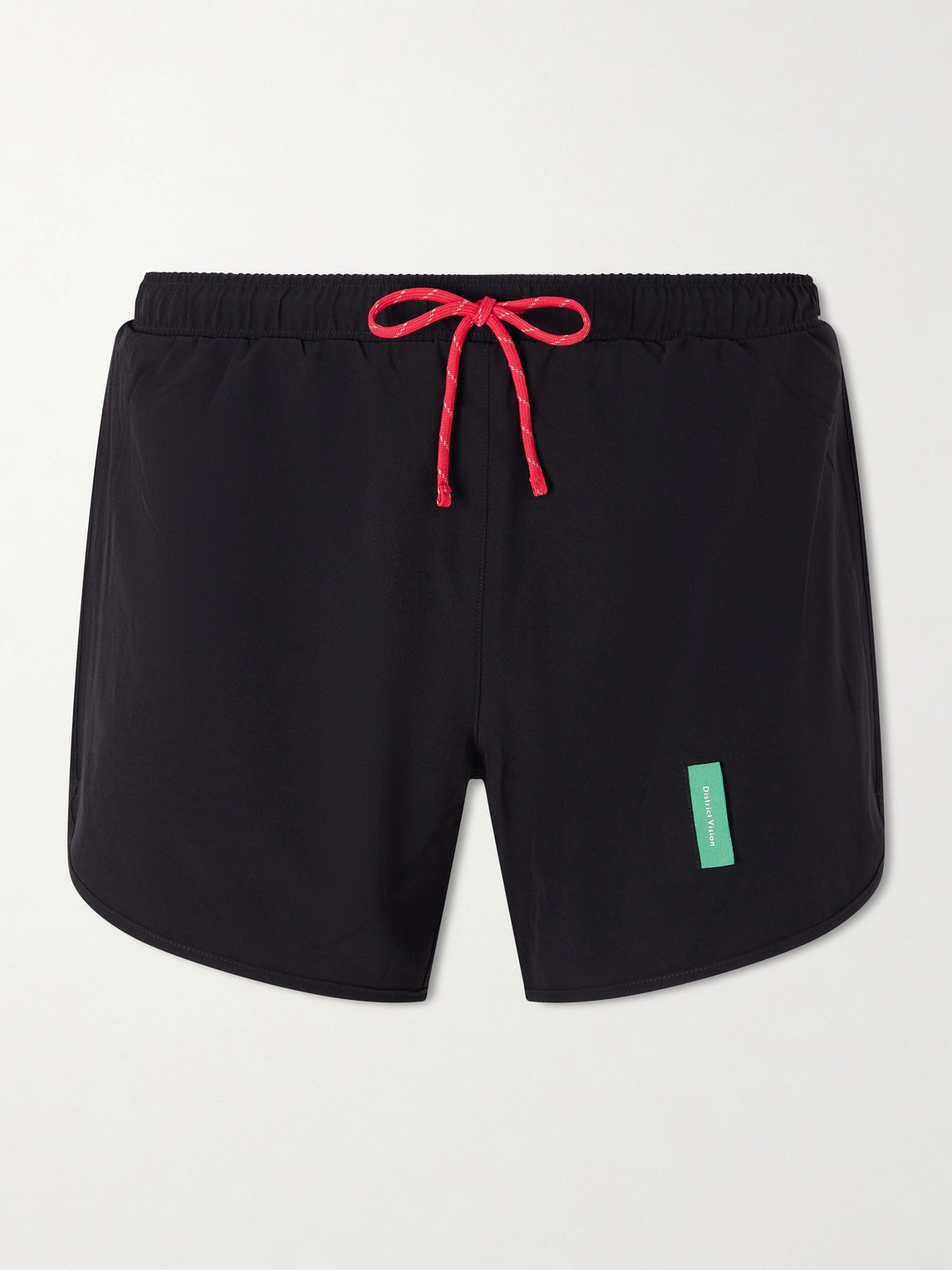 Straight-Leg Logo-Print 5" Stretch-Jersey Running Shorts