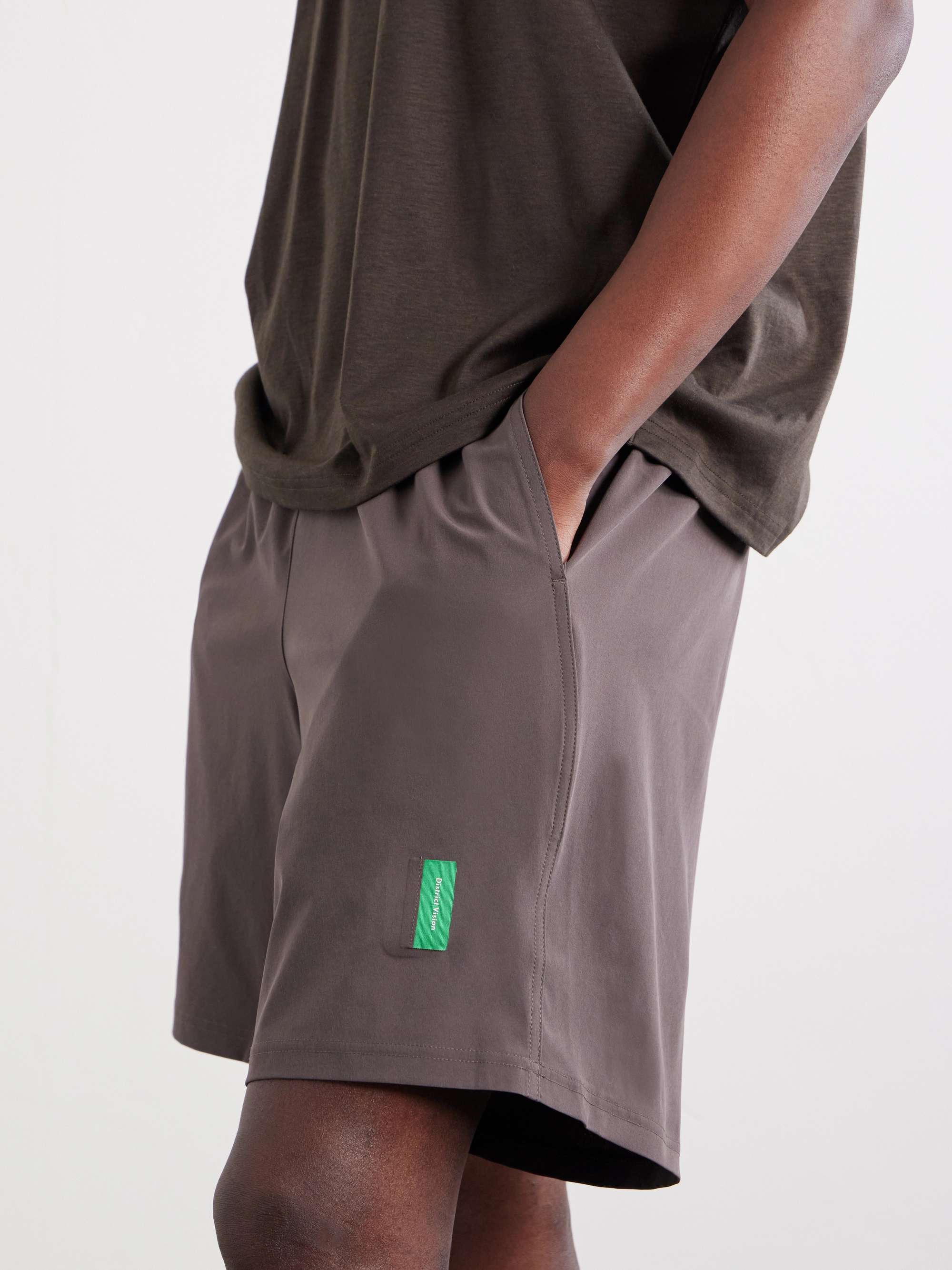 DISTRICT VISION Straight-Leg Logo-Appliquéd 9