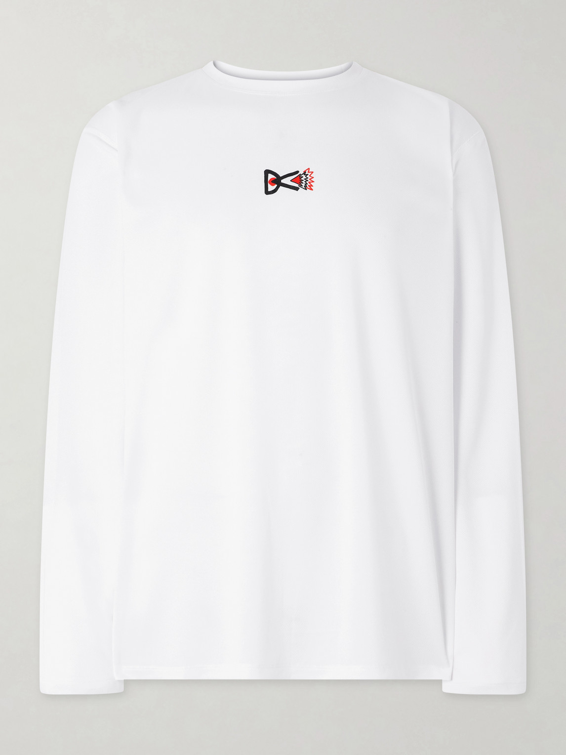 Logo-Printed Mesh T-Shirt