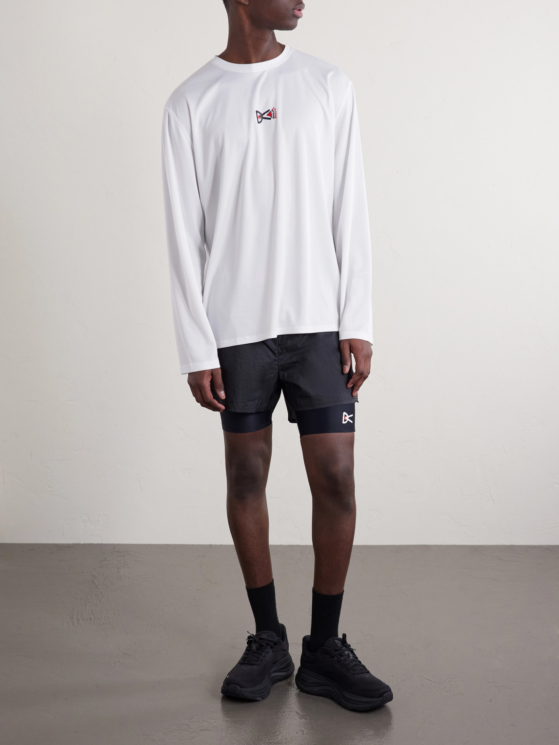 Logo-Printed Mesh T-Shirt — 2