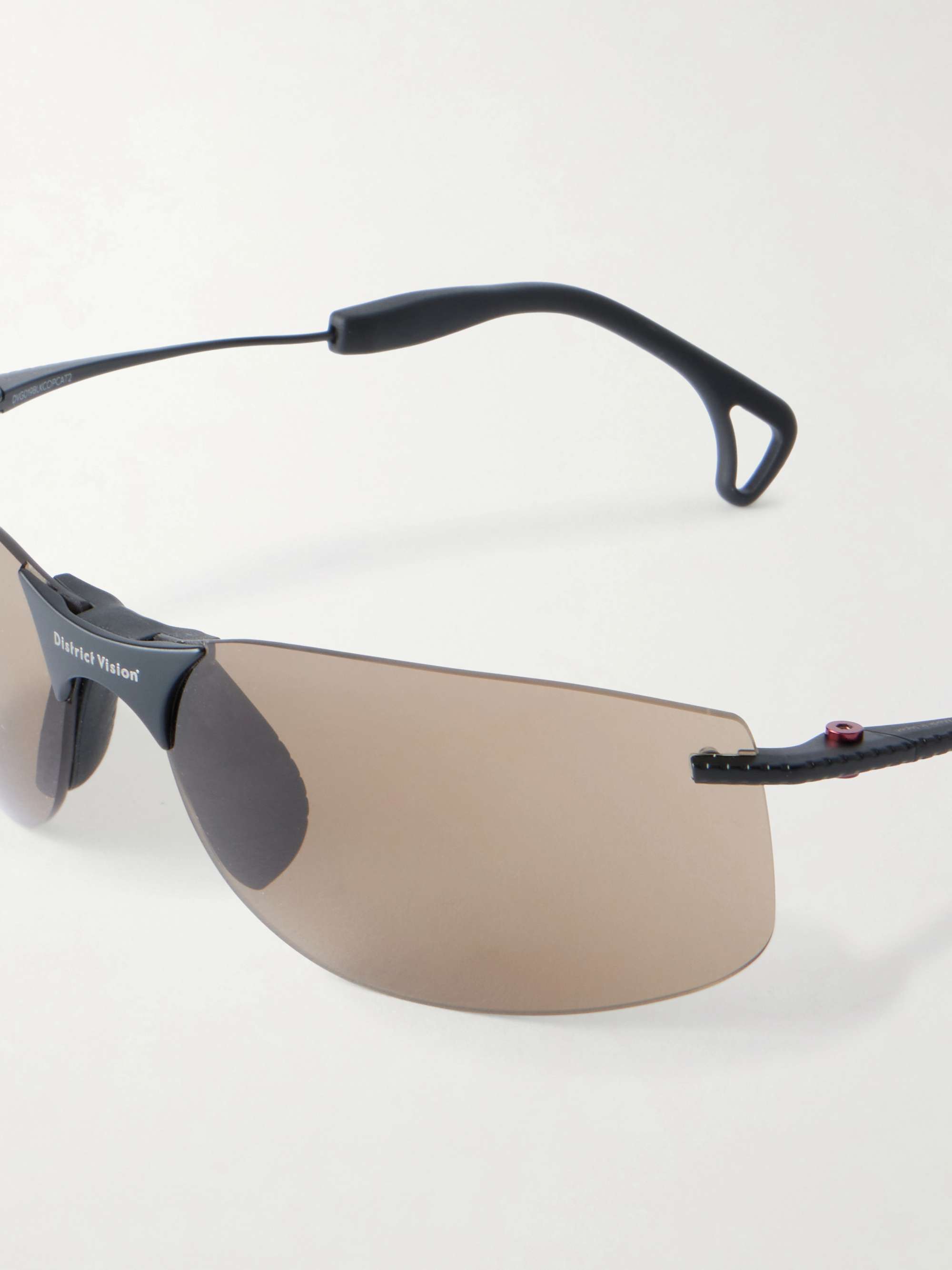 DISTRICT VISION Mami Vantage D-Frame Titanium Sunglasses for Men