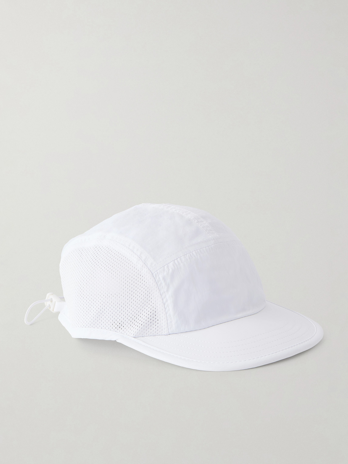 Logo-Appliquéd Panelled Shell and Mesh Cap