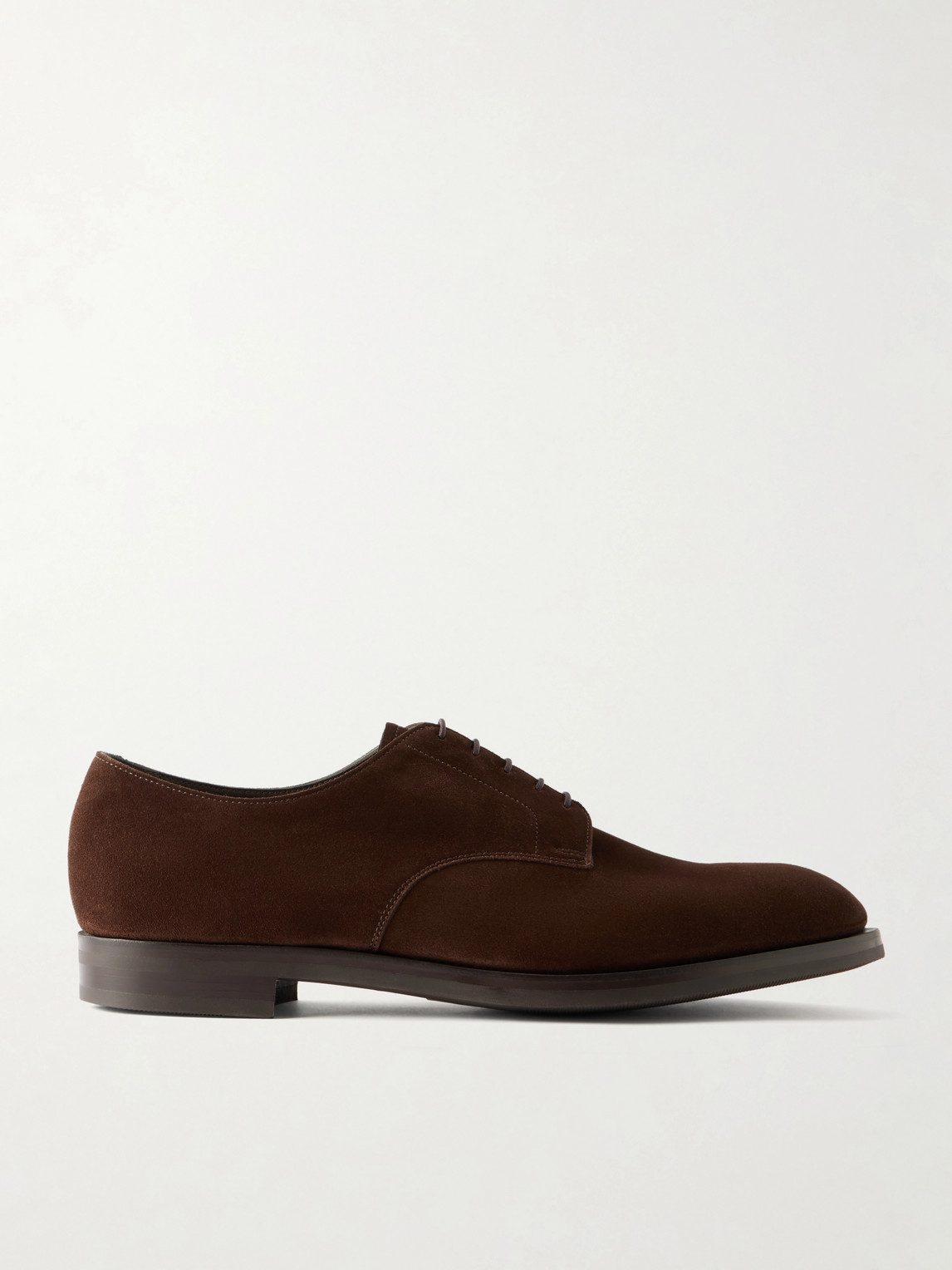 Edward Green Whitworth Suede Derby Shoes In Multi