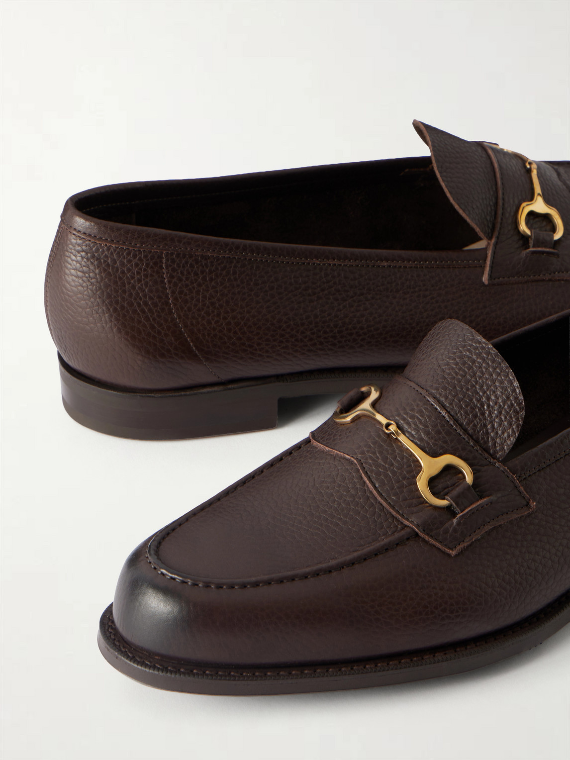 Putney Horsebit-Embellished Full-Grain Loafers