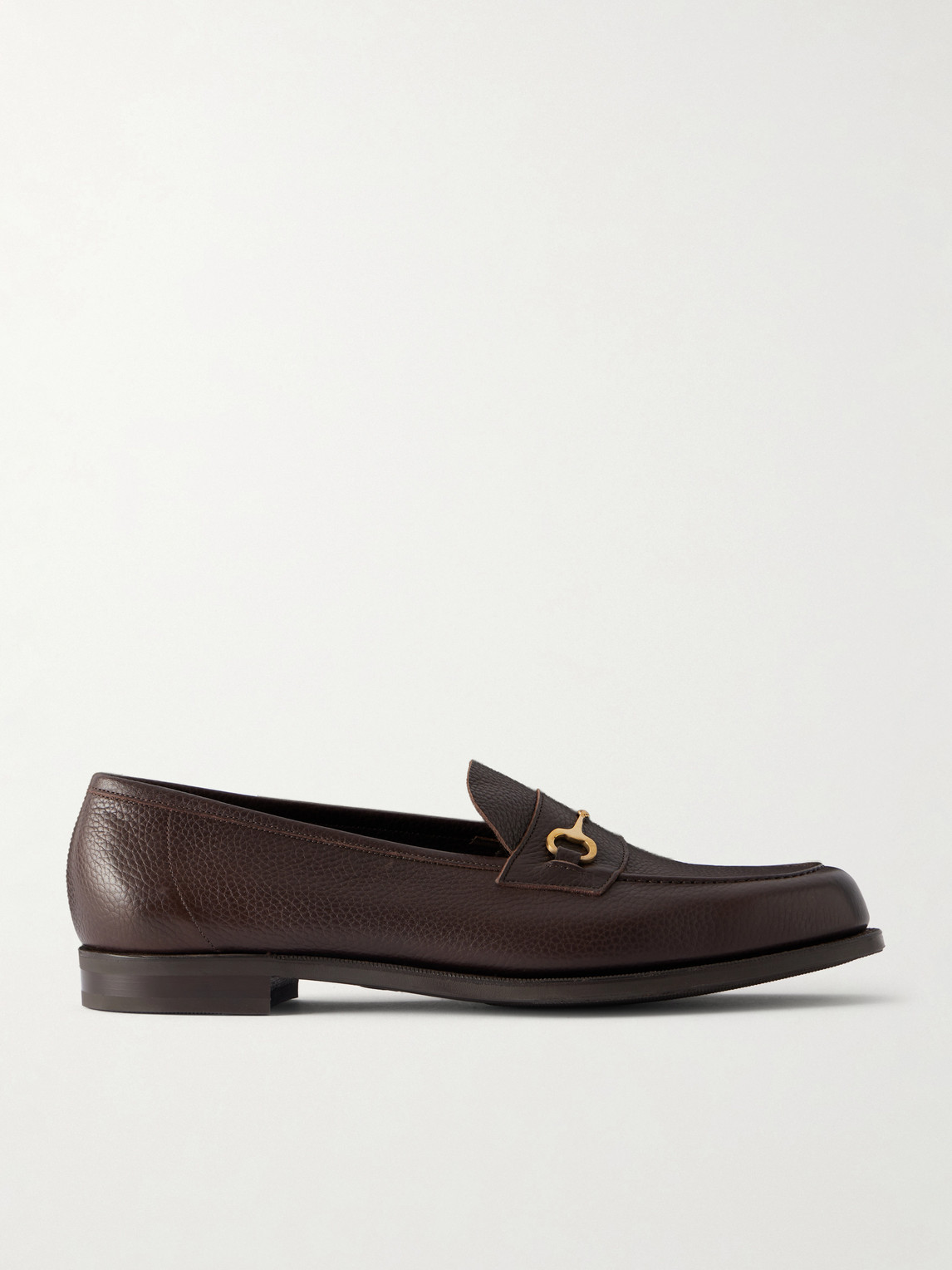 Edward Green Putney Horsebit-embellished Full-grain Leather Loafers In Multi