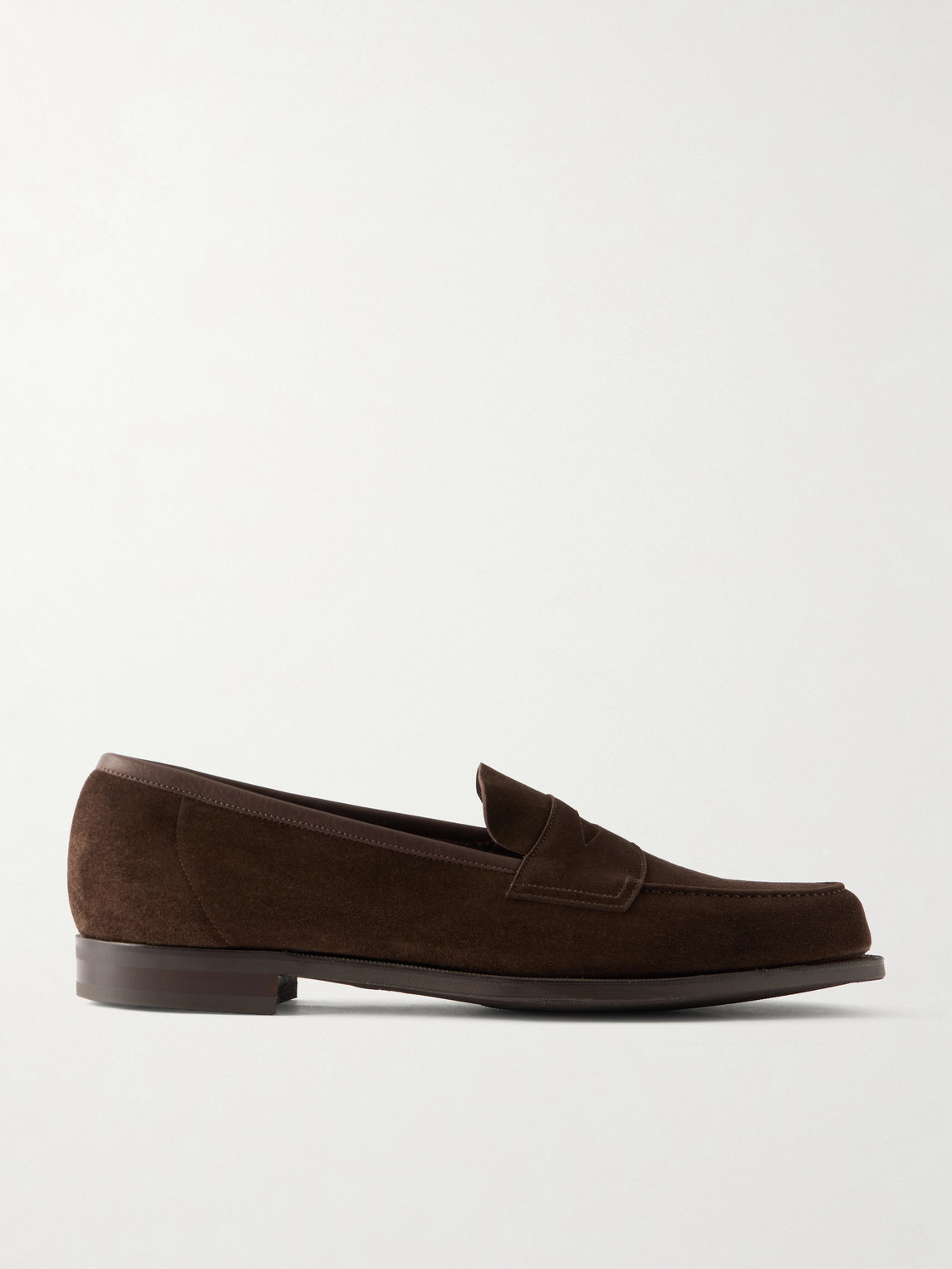 Edward Green Pimlico Suede Penny Loafers In Multi