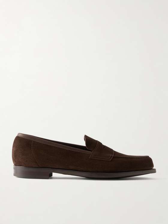 Edwardgreen Pimlico Suede Penny Loafers