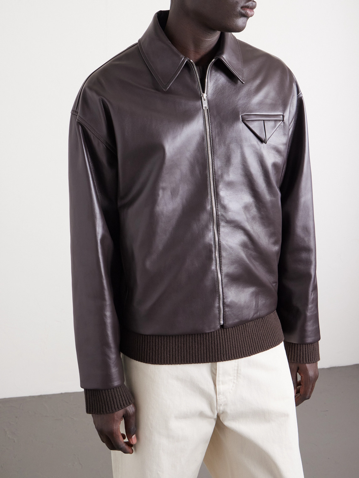Blouson Jacket Leather