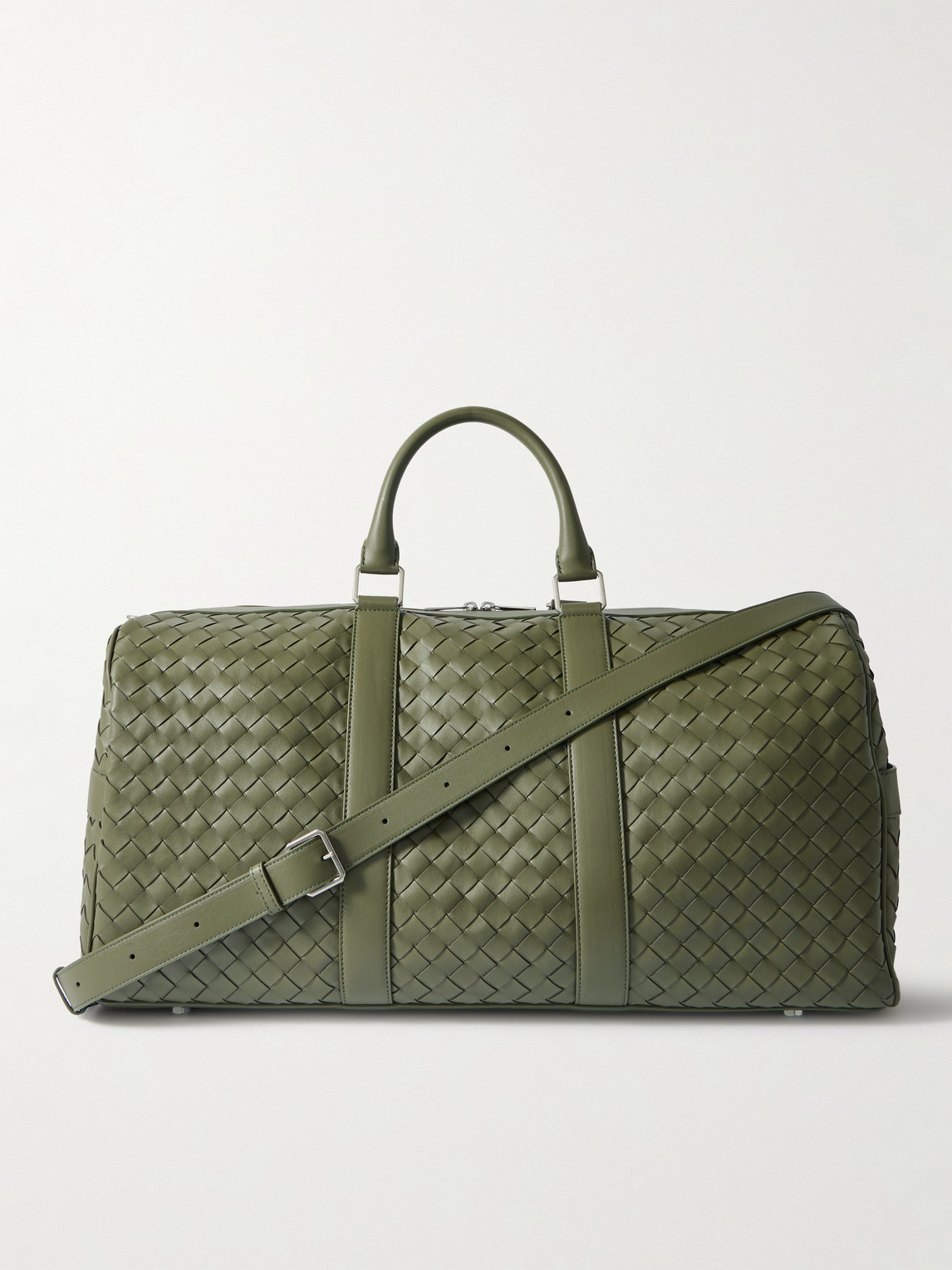 Bottega Veneta Intrecciato Leather Duffle Bag - Men