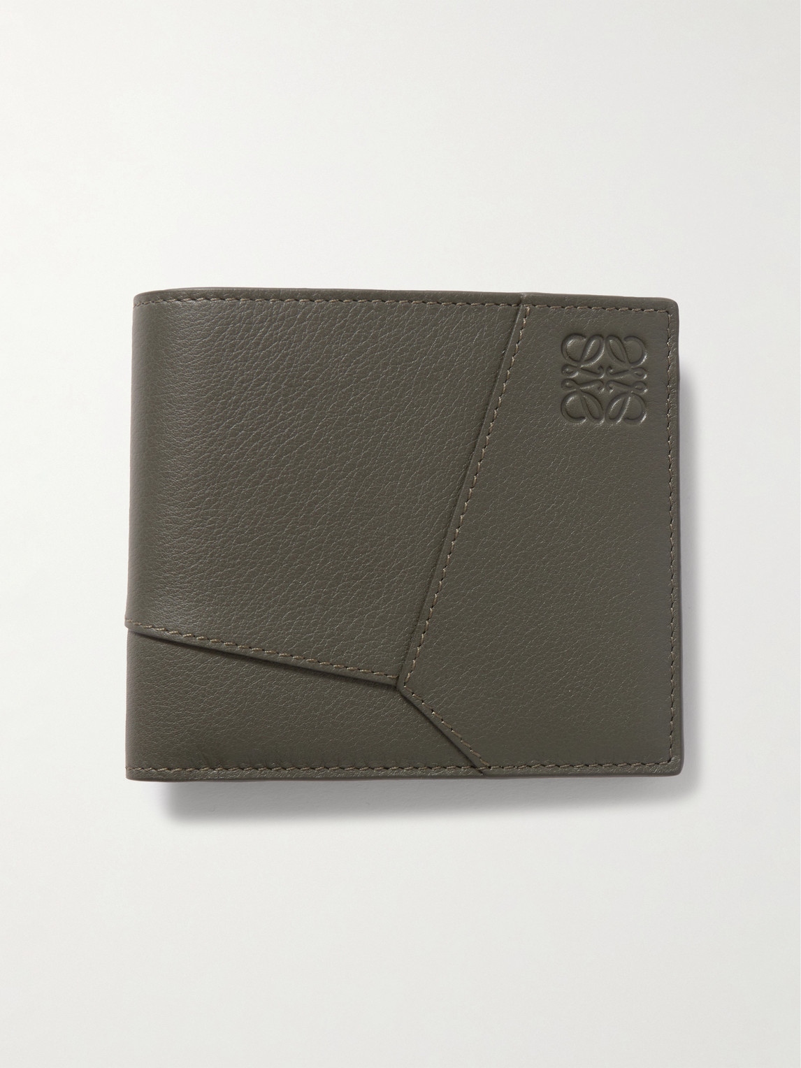 Loewe Puzzle Logo-Embossed Leather Billfold Wallet - Men