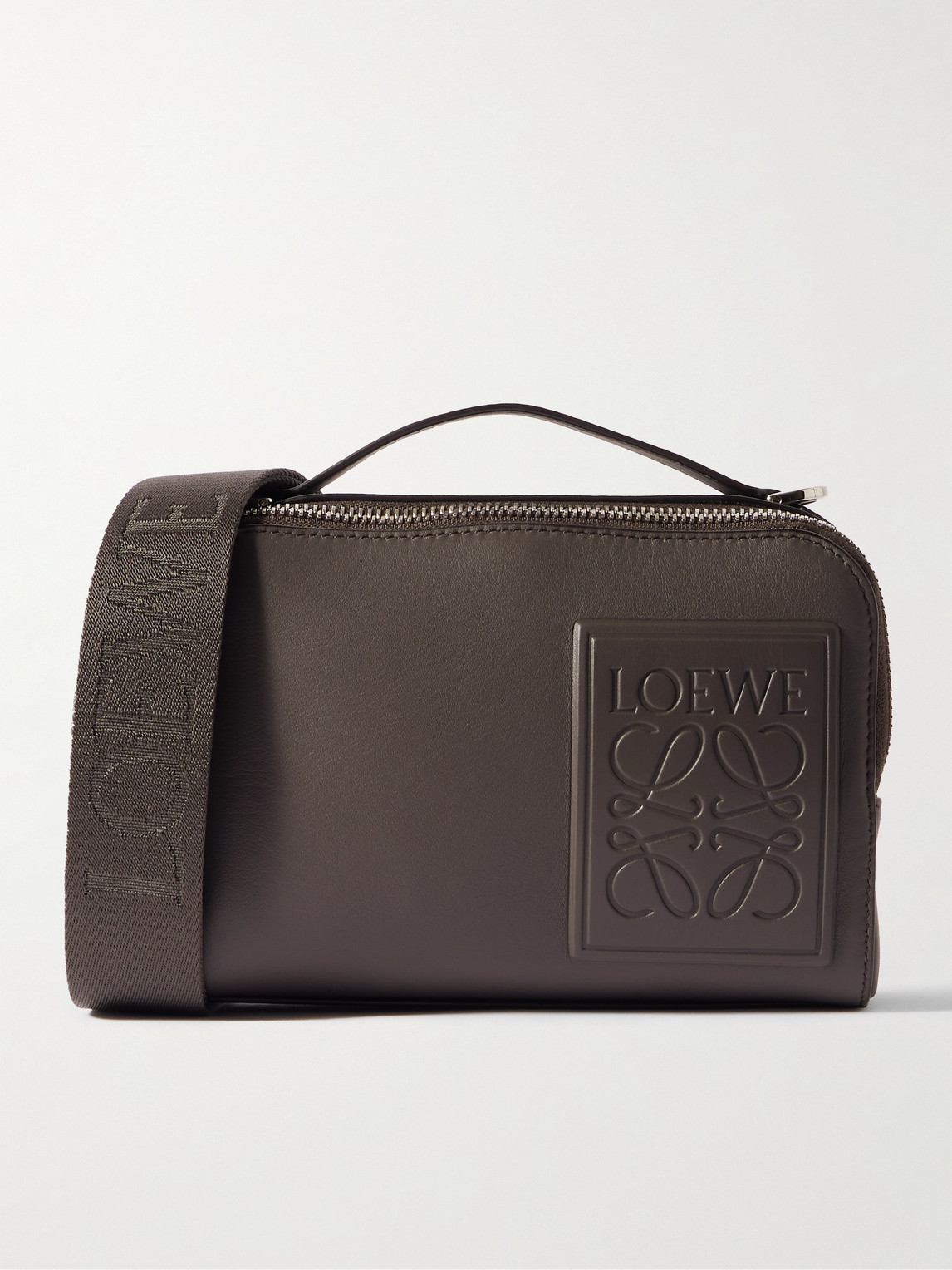 Loewe Camera Mini Logo-Appliquéd Leather Messenger Bag - Men