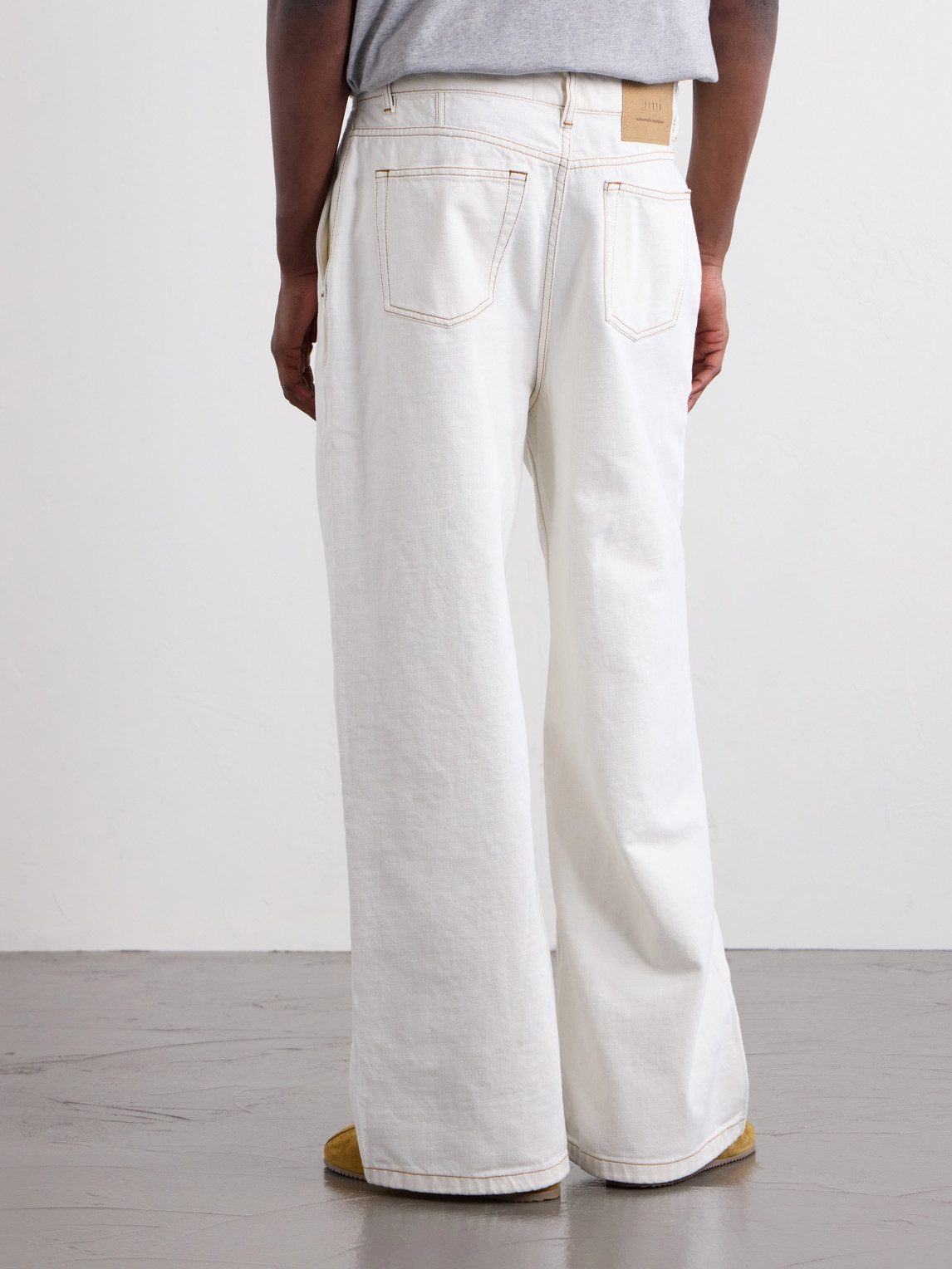  Ami Paris - Wide-leg Jeans - Men - White - Uk/us 28 