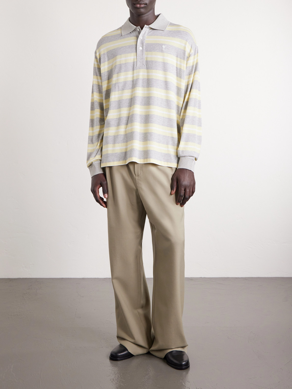 Striped Cotton-Jersey Polo Shirt