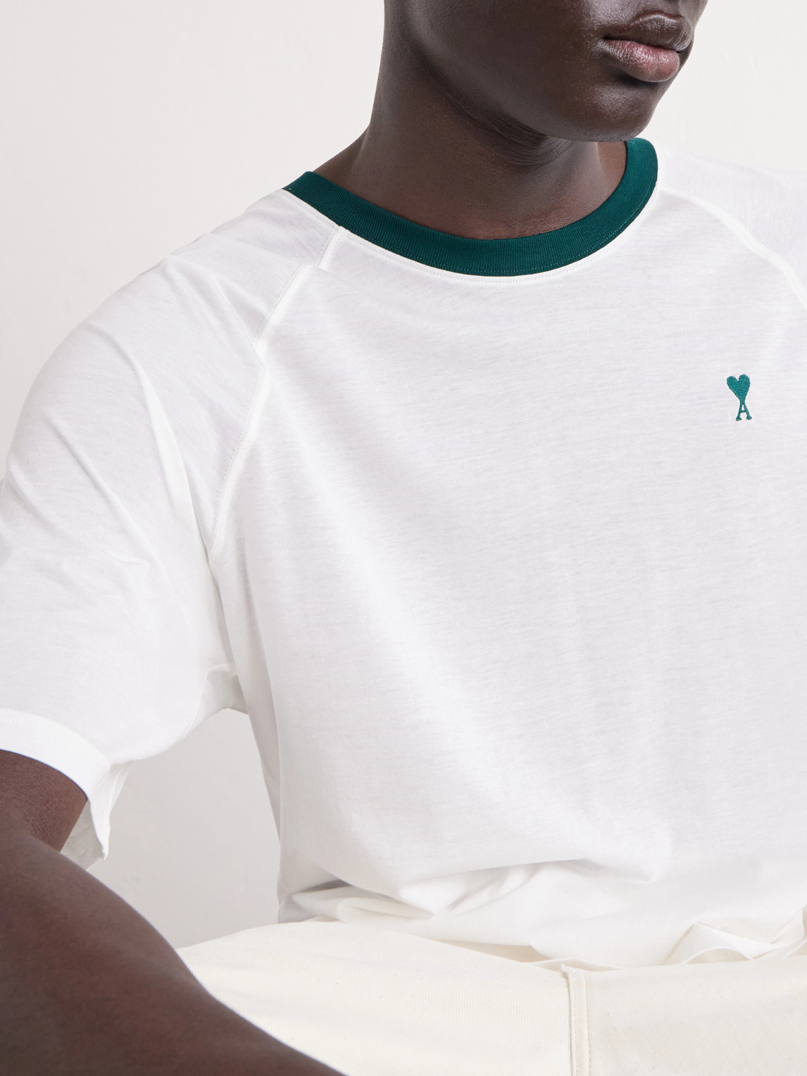 Logo-Embroidered Cotton-Jersey T-Shirt