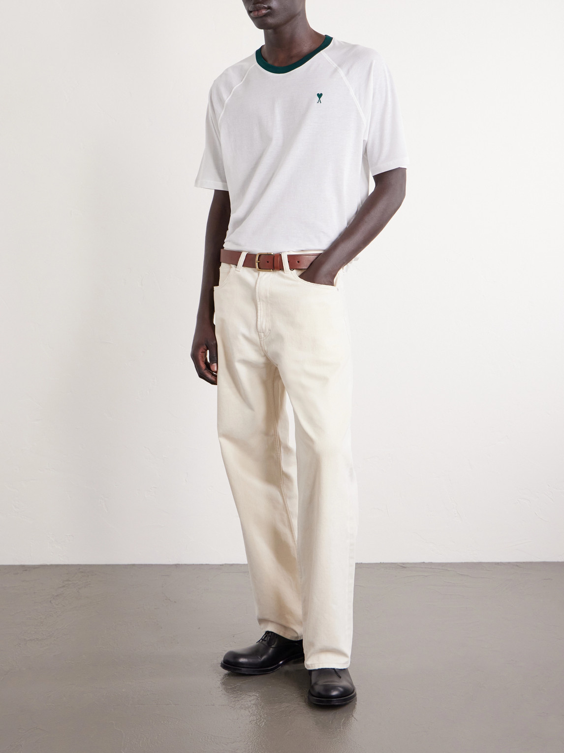 Logo-Embroidered Cotton-Jersey T-Shirt