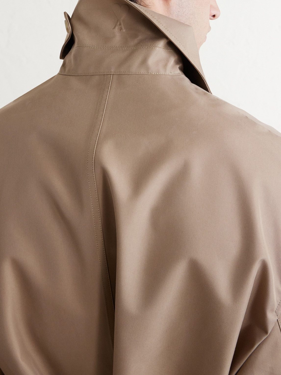 Belted Woven Trench Coat