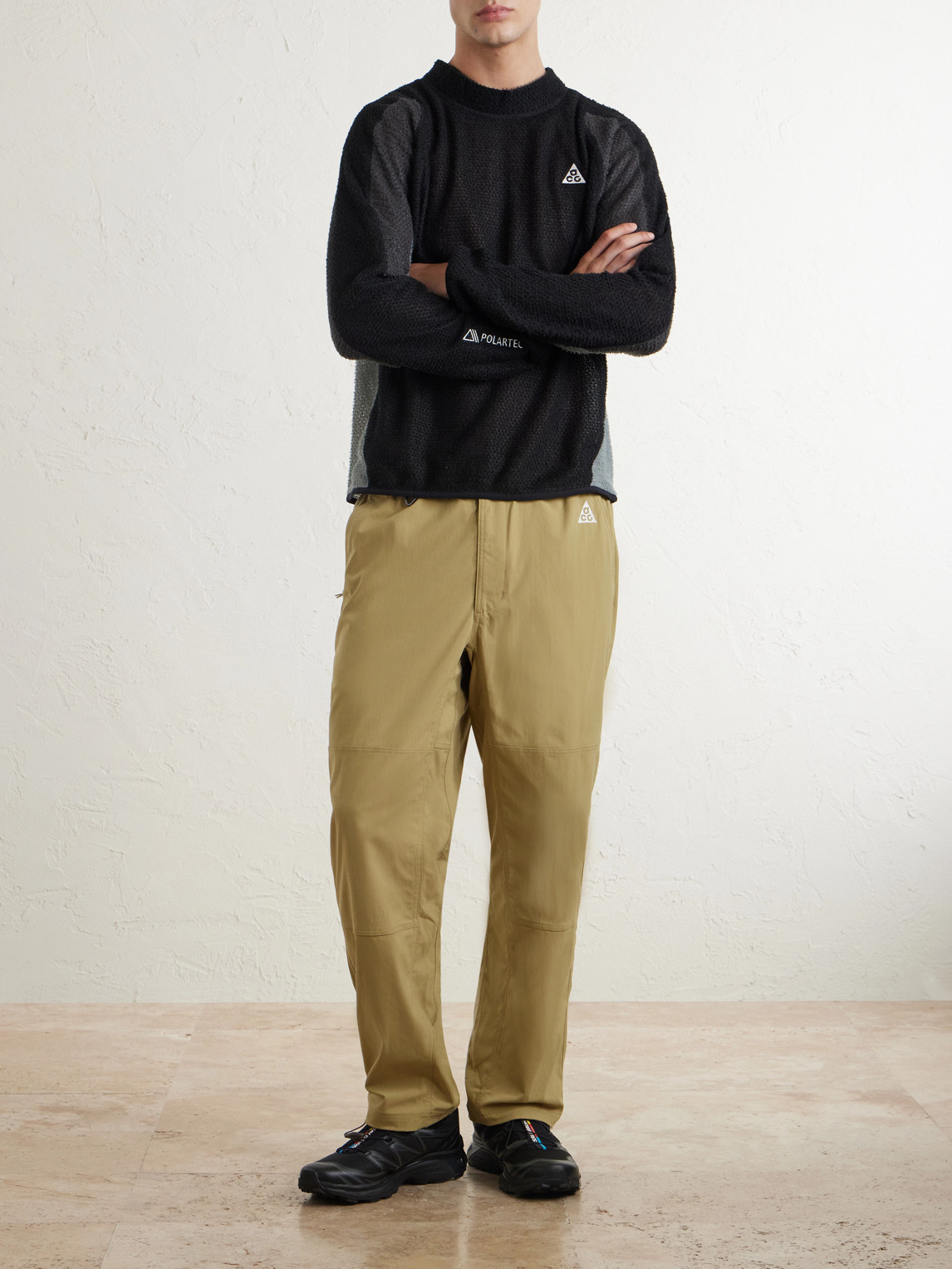 ACG Wolf Lichen Logo-Embroidered Polartec® Fleece Sweater — 2