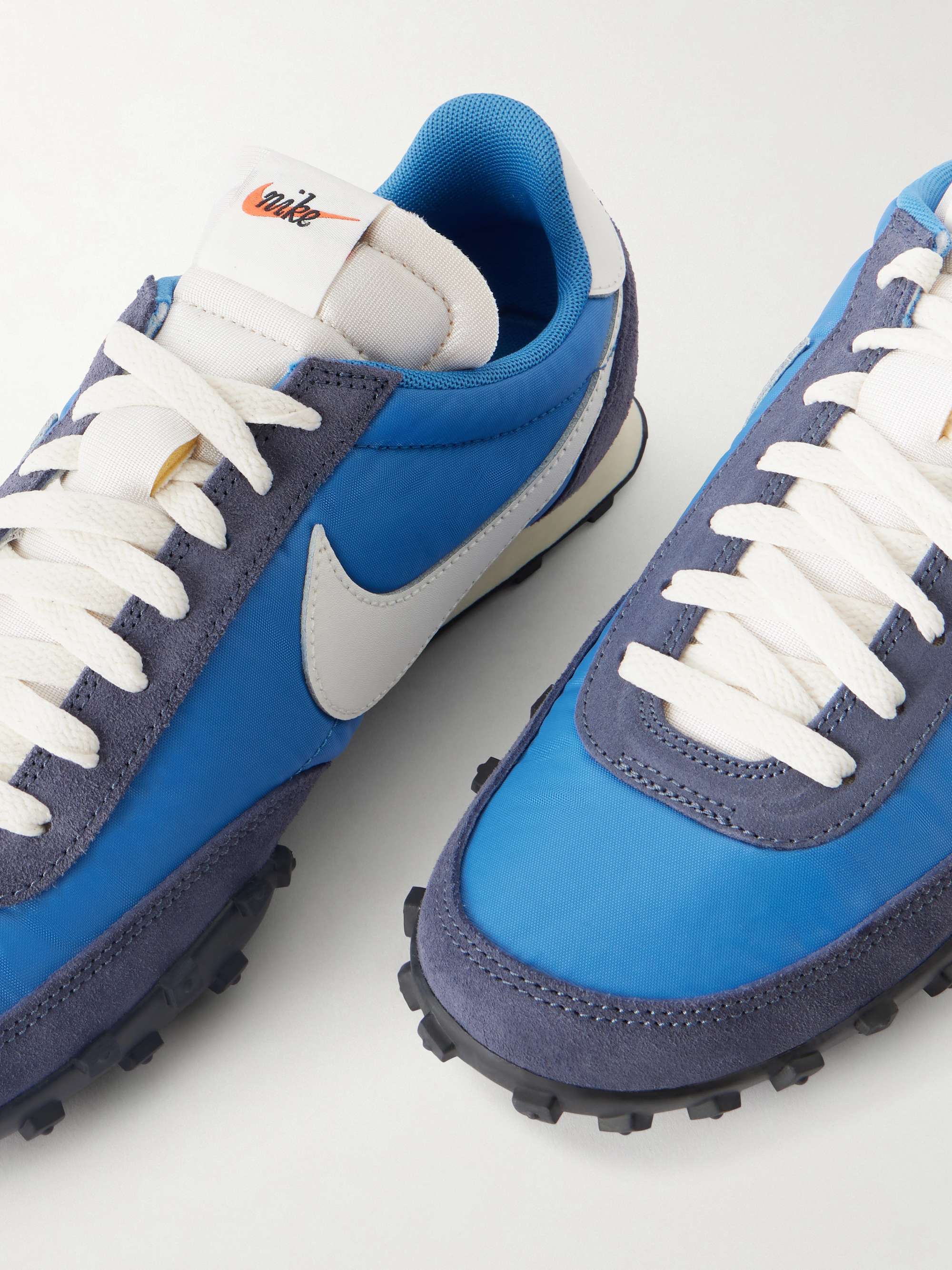 NIKE Waffle Racer Nylon, Suede and Leather Sneakers for Men | MR