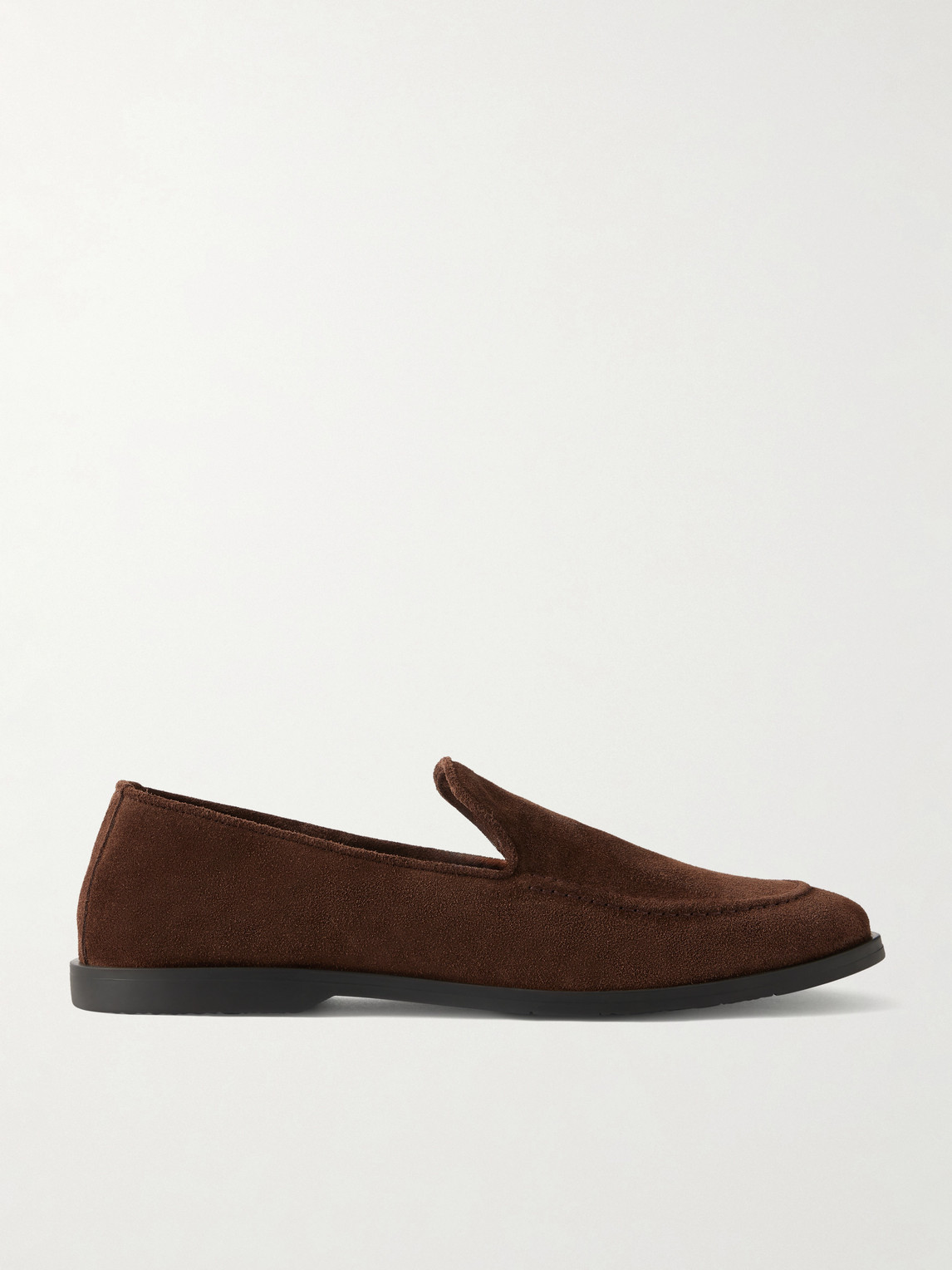 George Cleverley Cornwall Full-grain Deerskin Loafers In Brown
