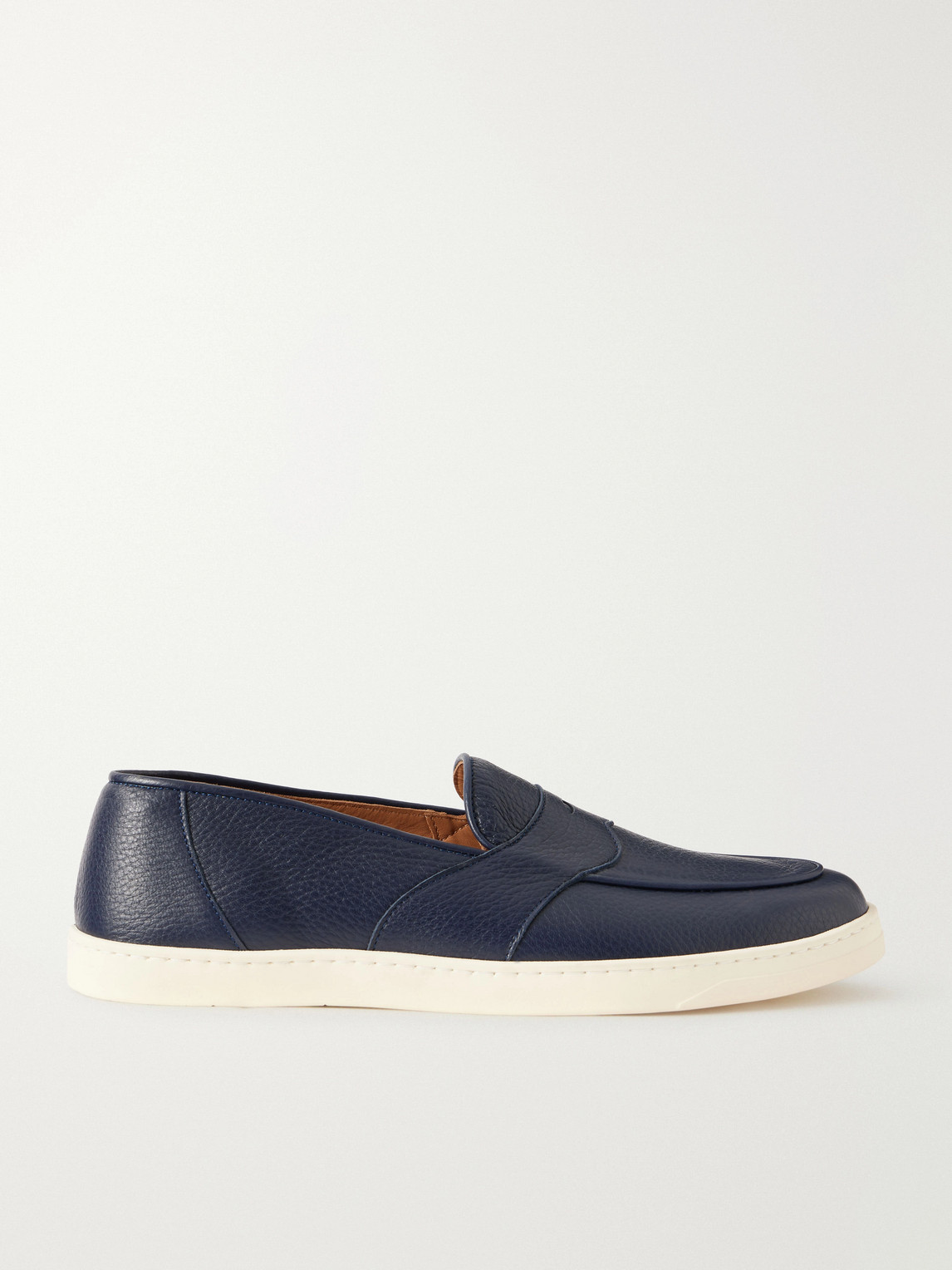 George Cleverley George Cleverley - Joey Deerskin Penny Loafers - Men - Blue - UK 7 aus 50% Leather 50% Various Materials in Blue