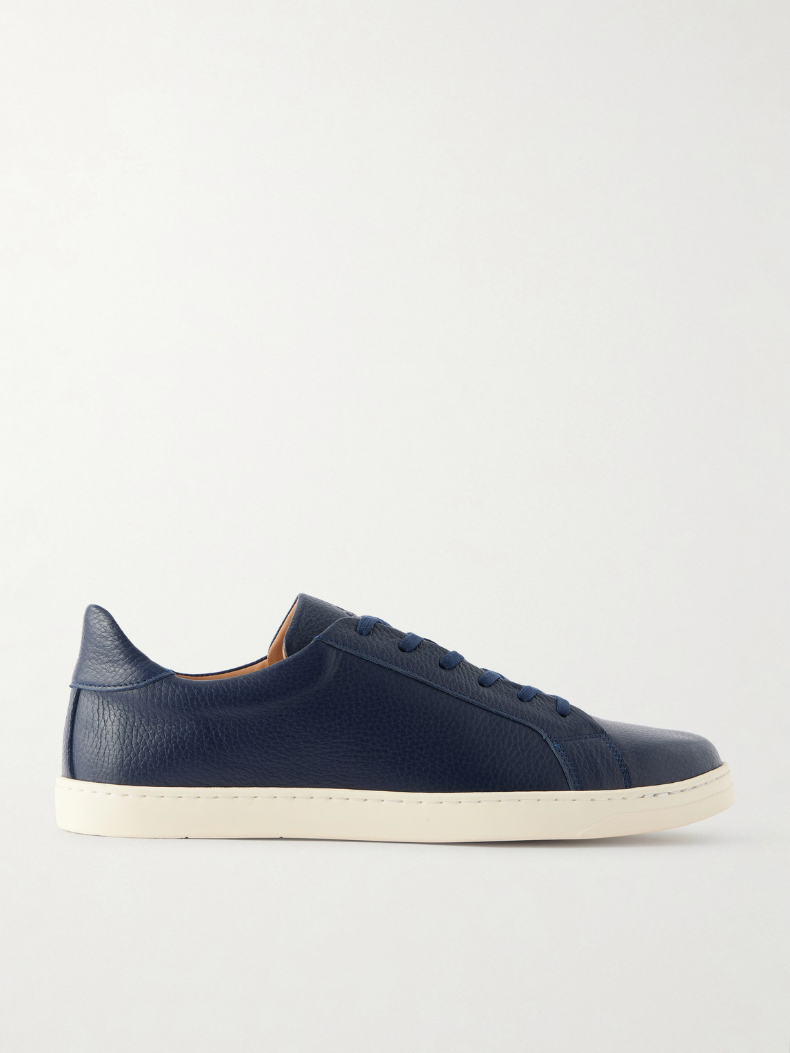 George Cleverley Jack Iii Deerskin Sneakers In Blue