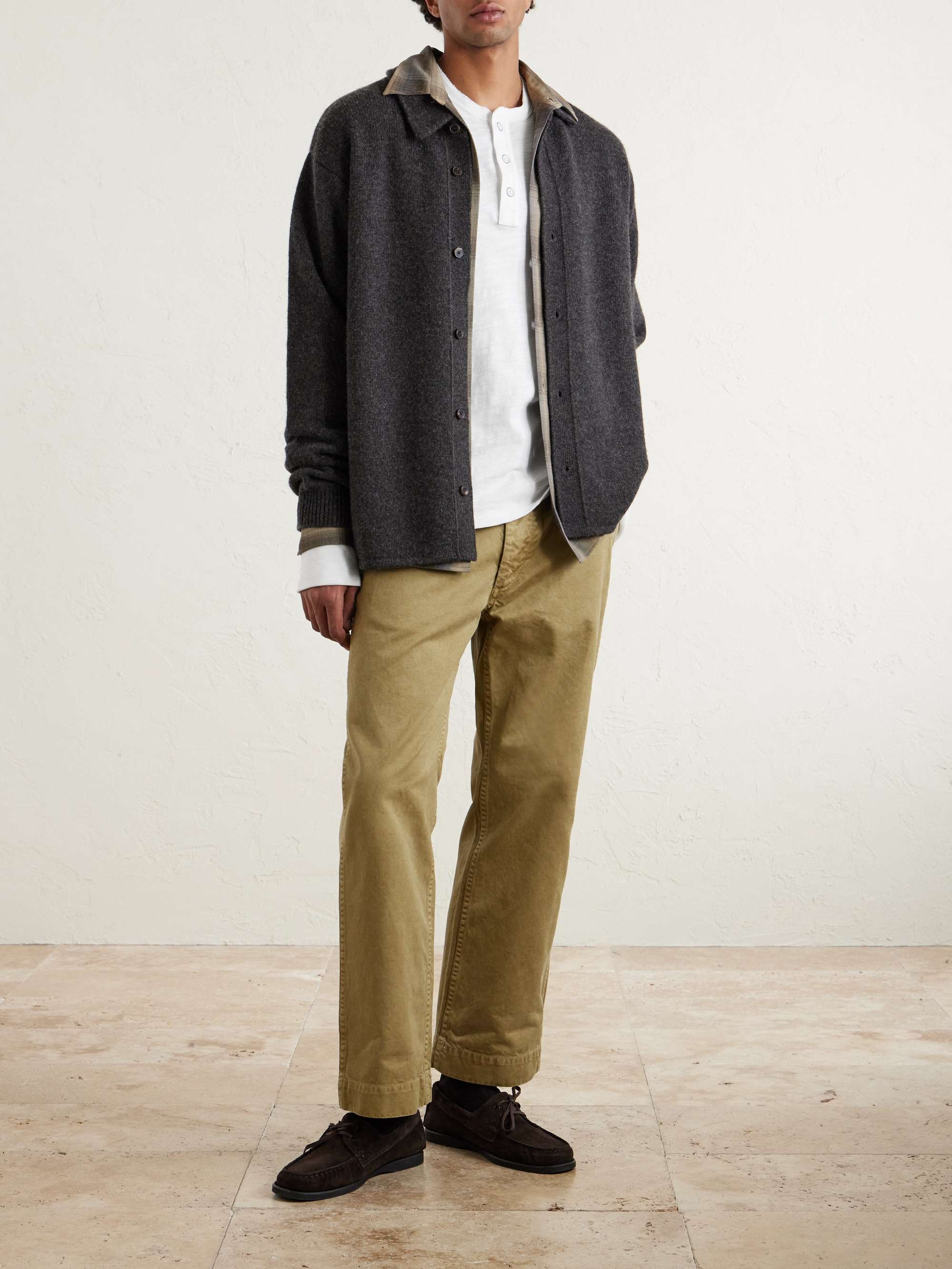 RAG & BONE Cotton-Jersey Henley T-Shirt